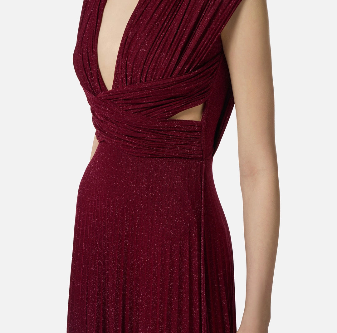 Red Carpet lurex jersey dress