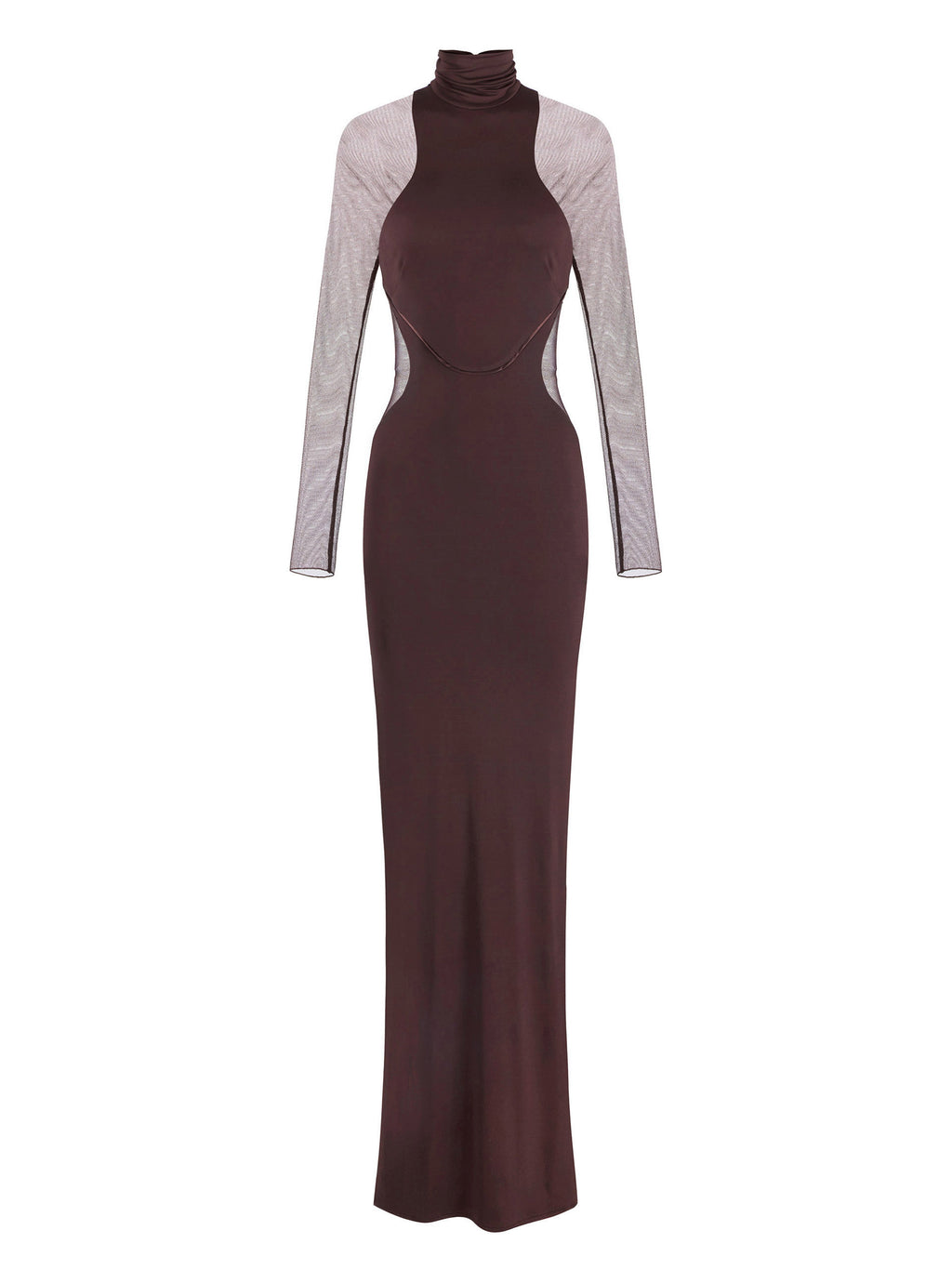 Red Carpet dress with sheer details