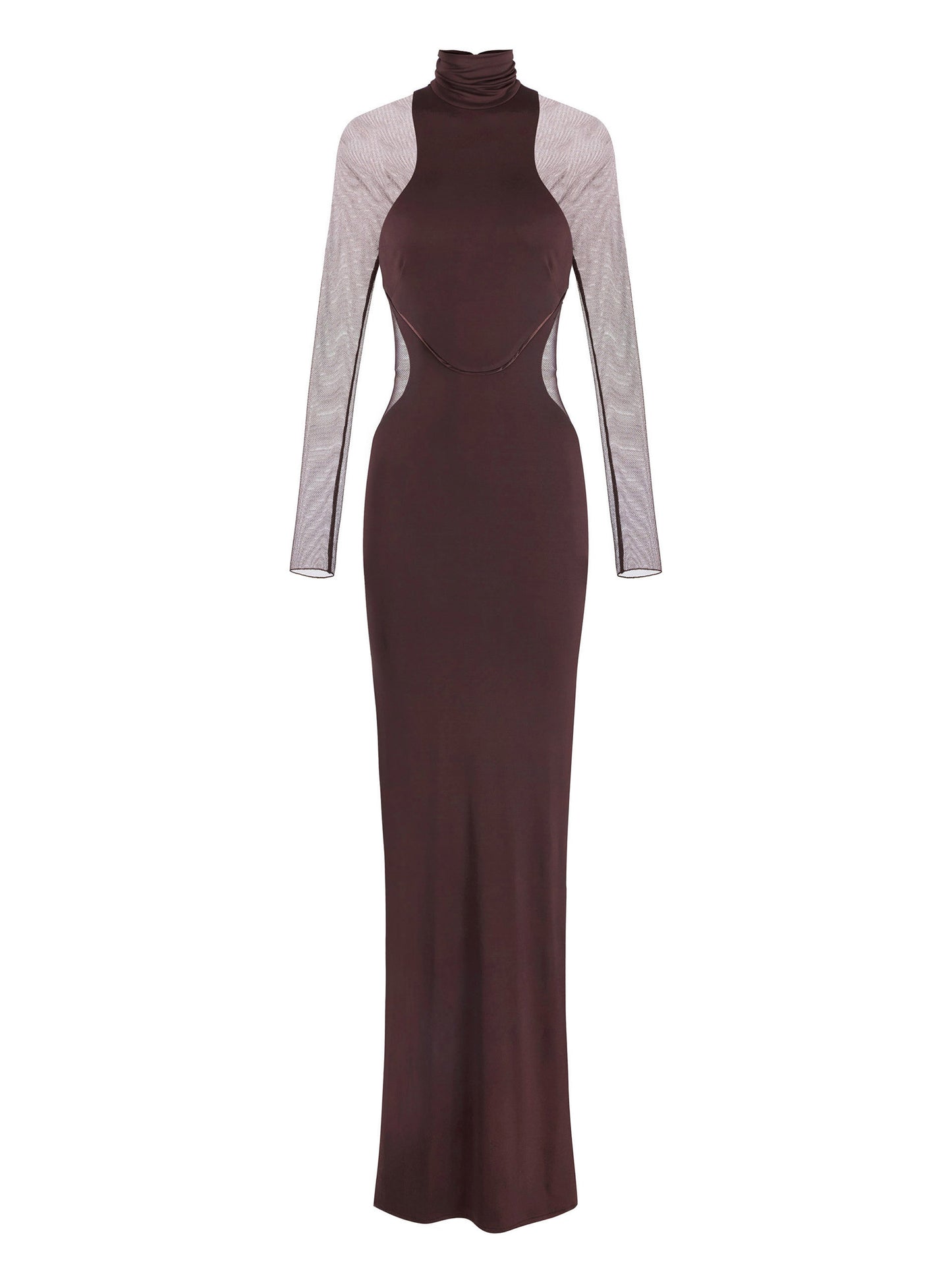 Red Carpet dress with sheer details