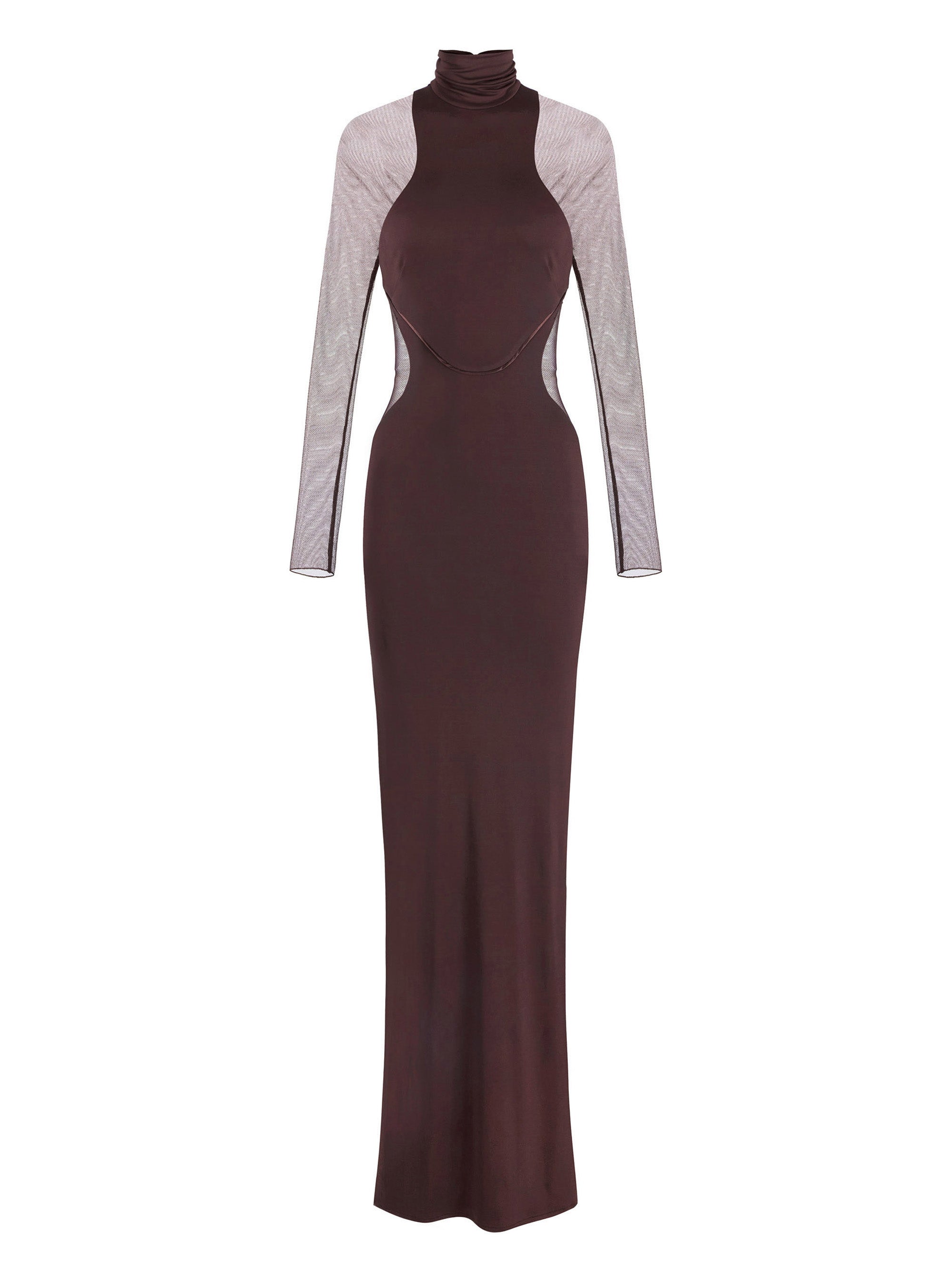 Red Carpet dress with sheer details