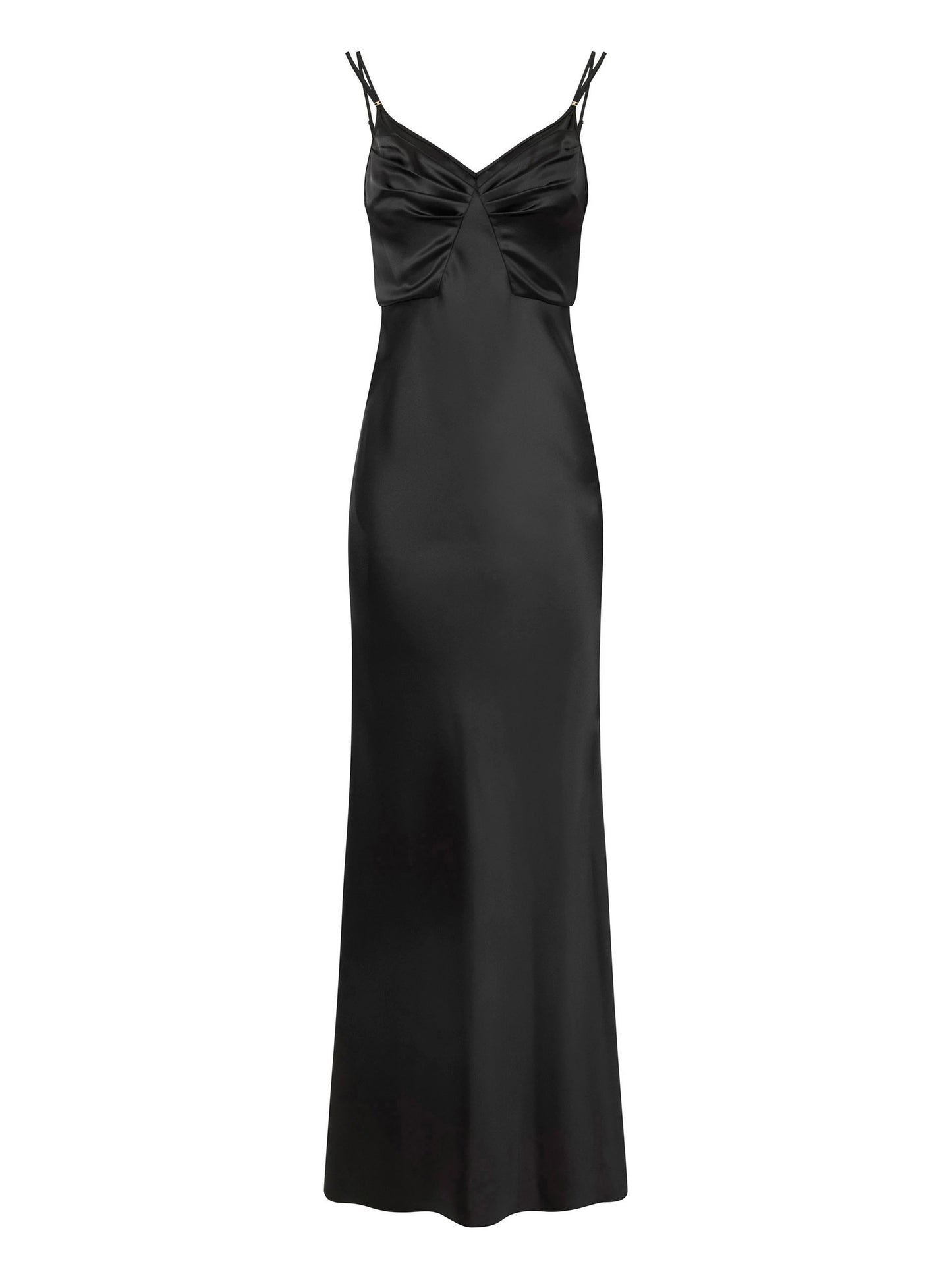Red Carpet dress in satin fabric
