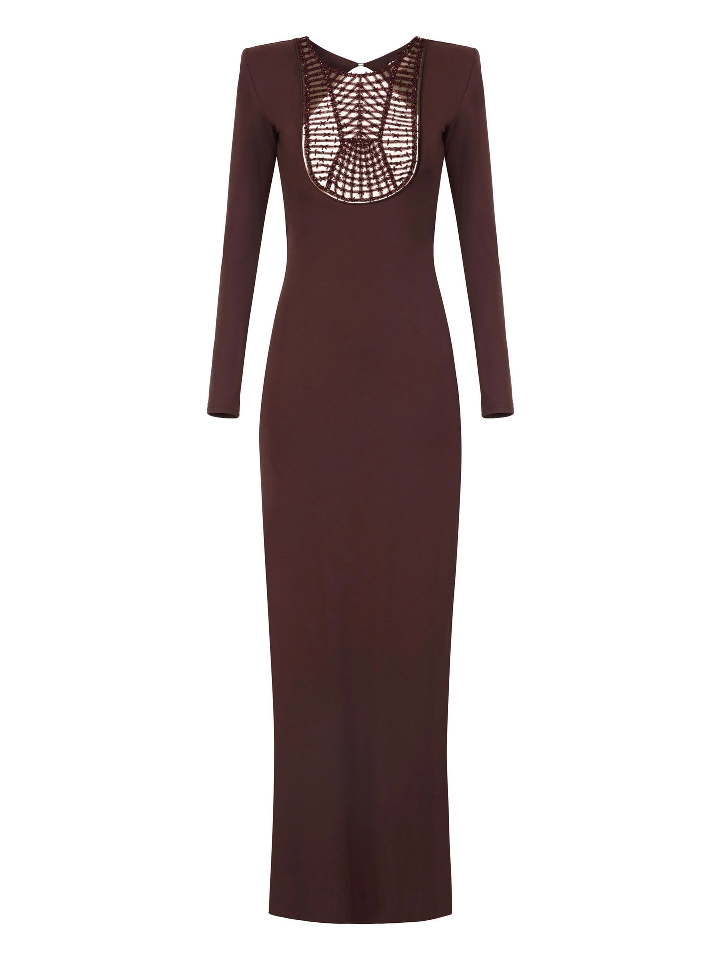 Red Carpet dress with embroideries