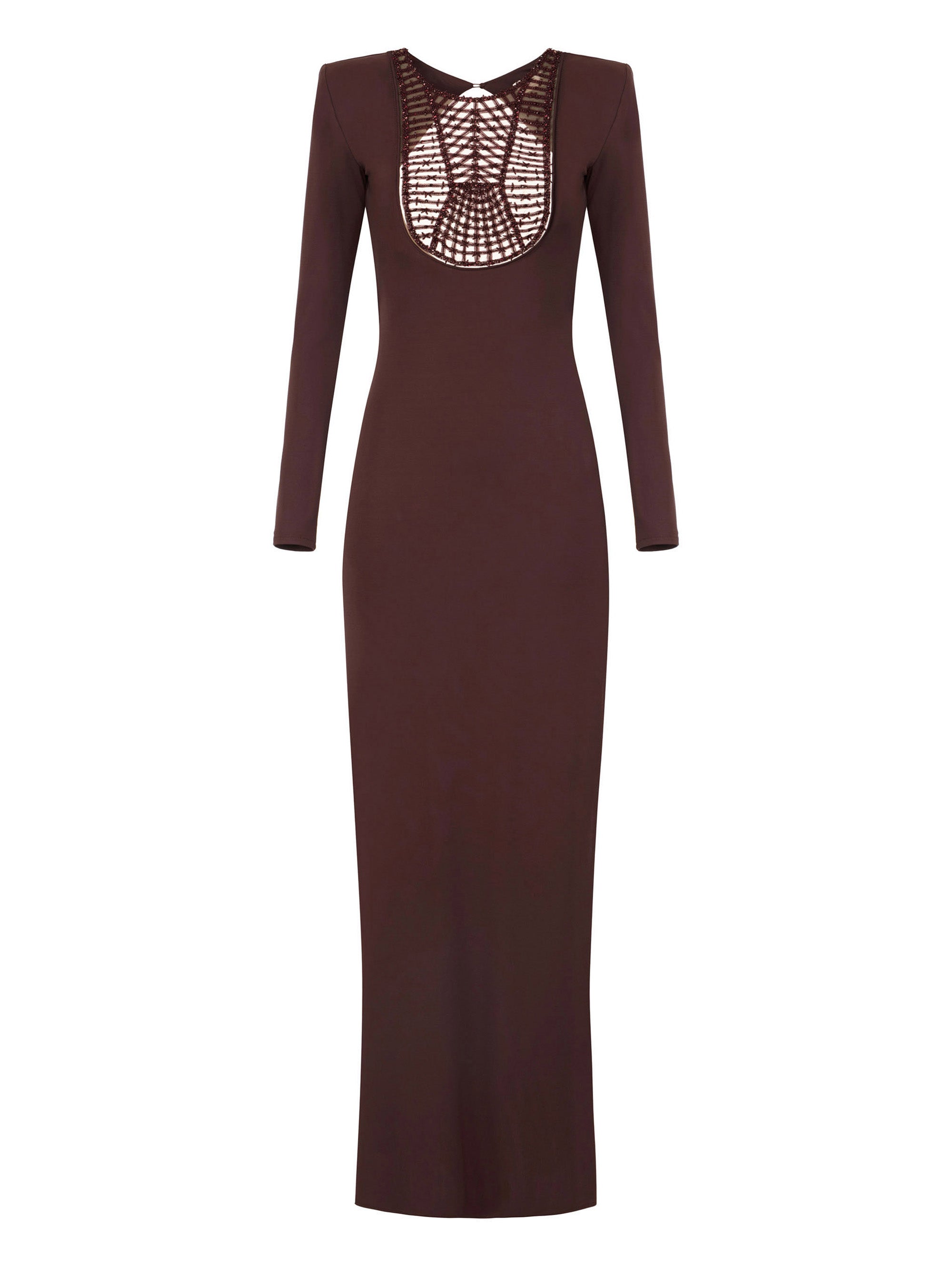 Red Carpet dress with embroideries