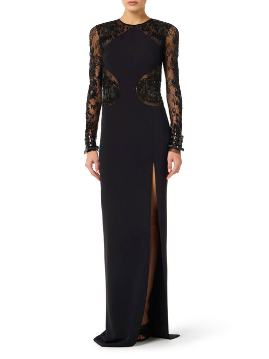 Red Carpet dress with embroideries