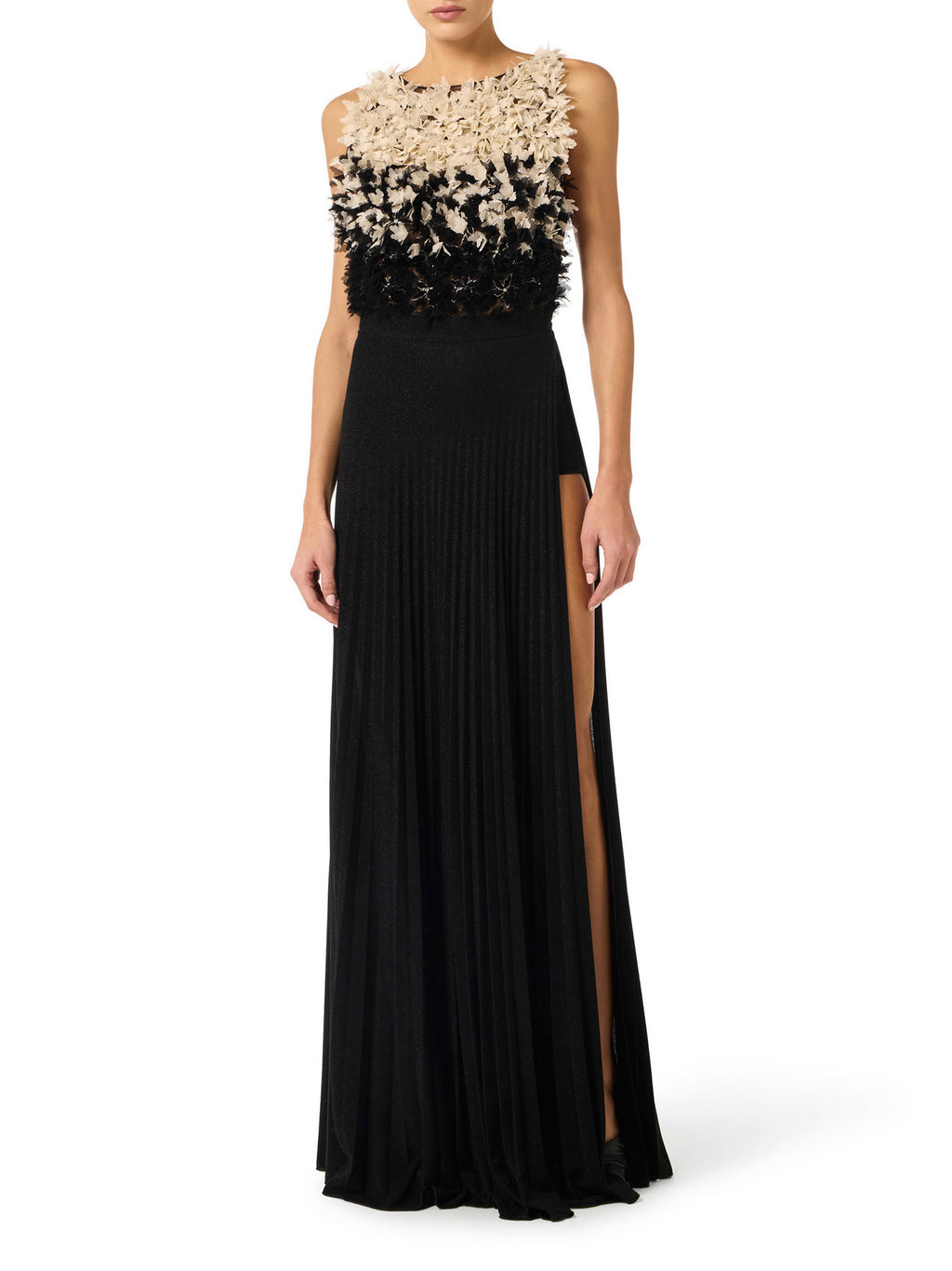 Red Carpet tulle and lurex jersey dress