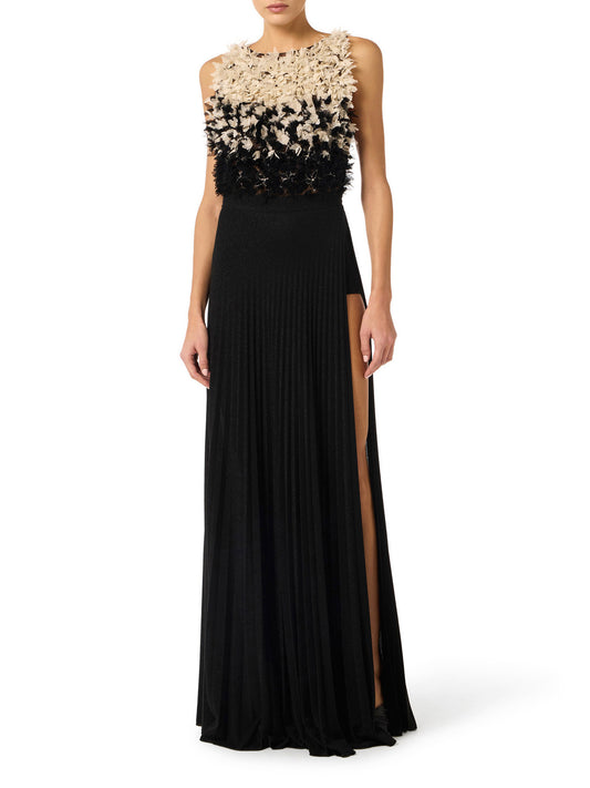 Red Carpet tulle and lurex jersey dress