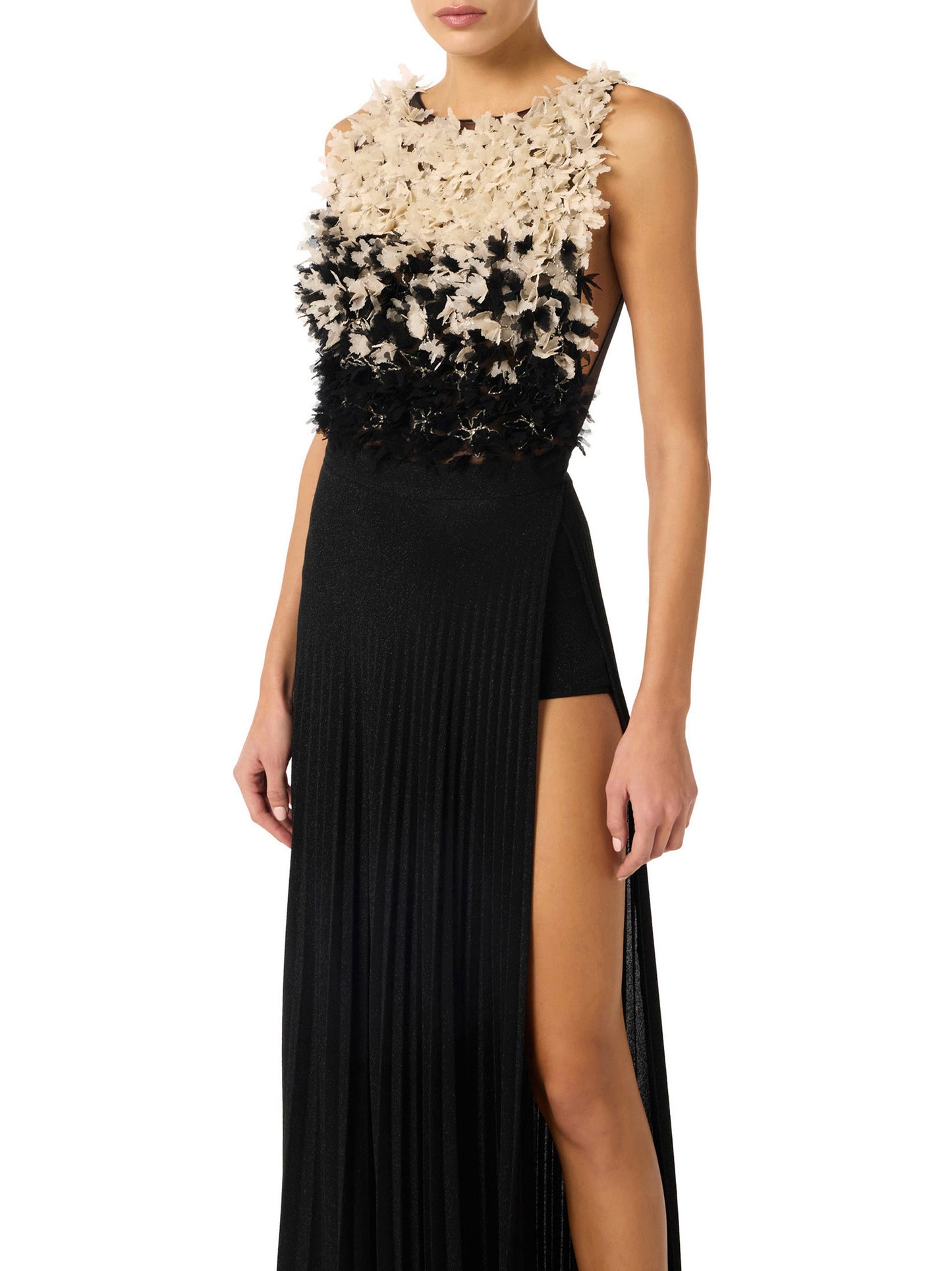 Red Carpet tulle and lurex jersey dress