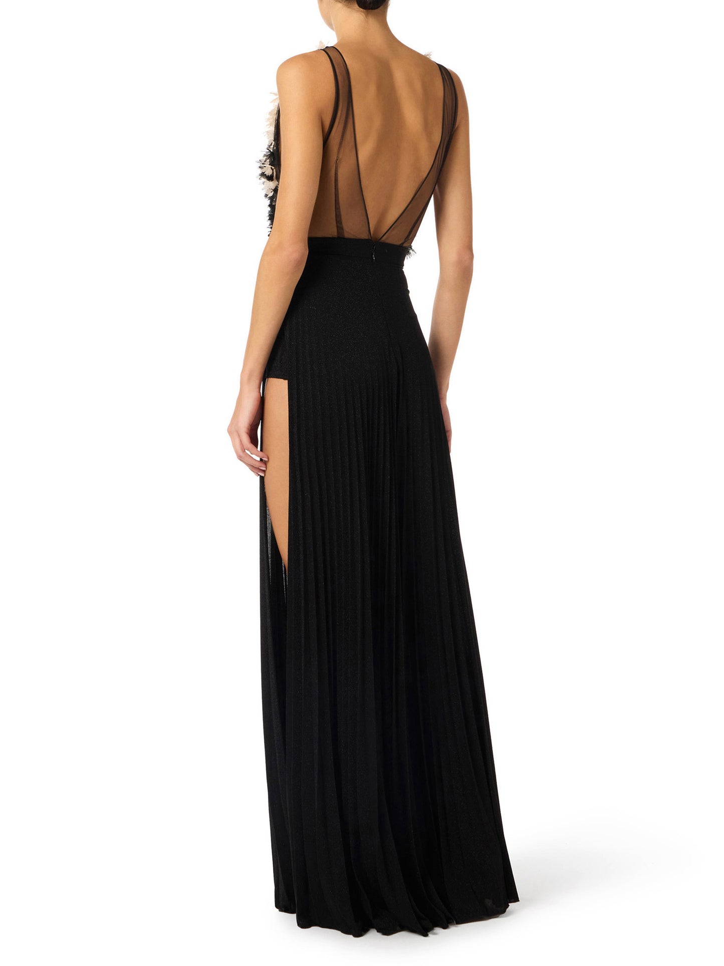 Red Carpet tulle and lurex jersey dress