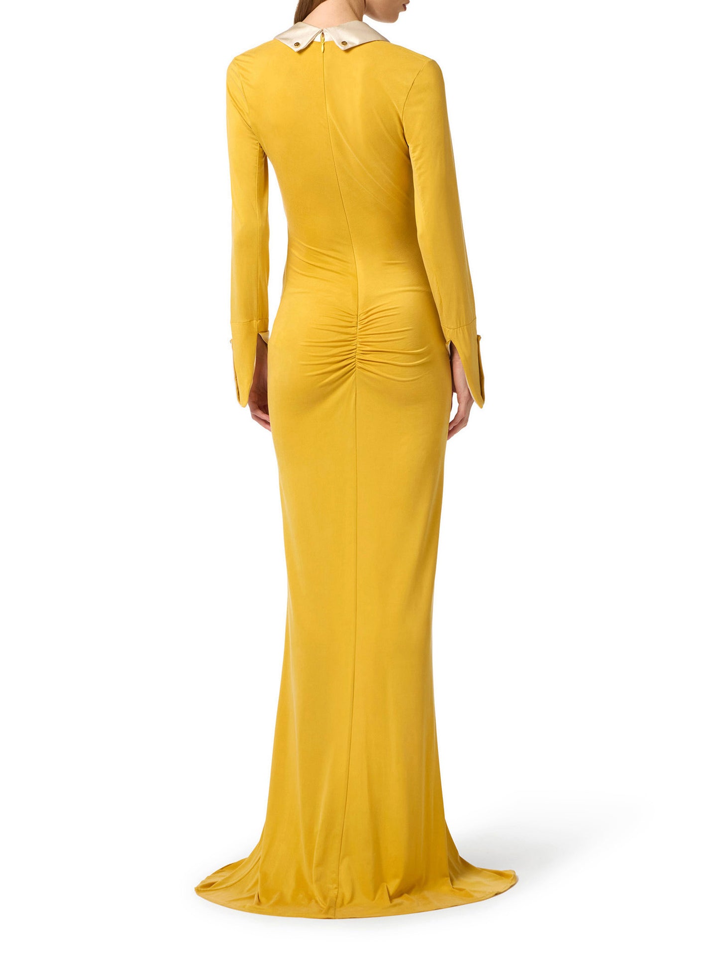 Red Carpet dress in cupro jersey fabric