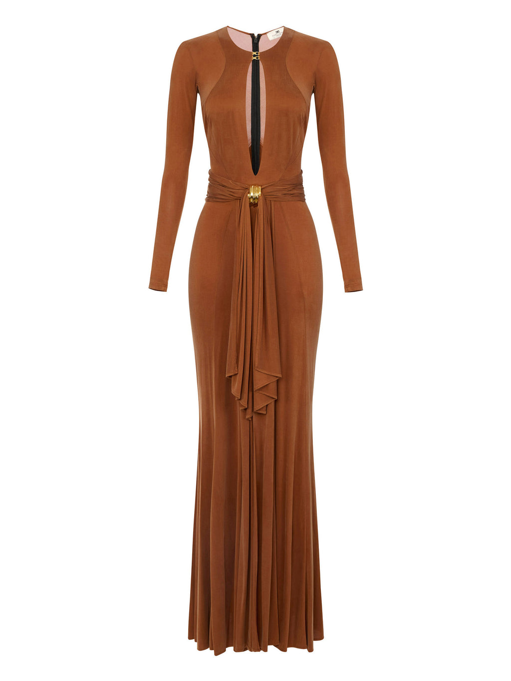 Red Carpet dress in cupro jersey fabric