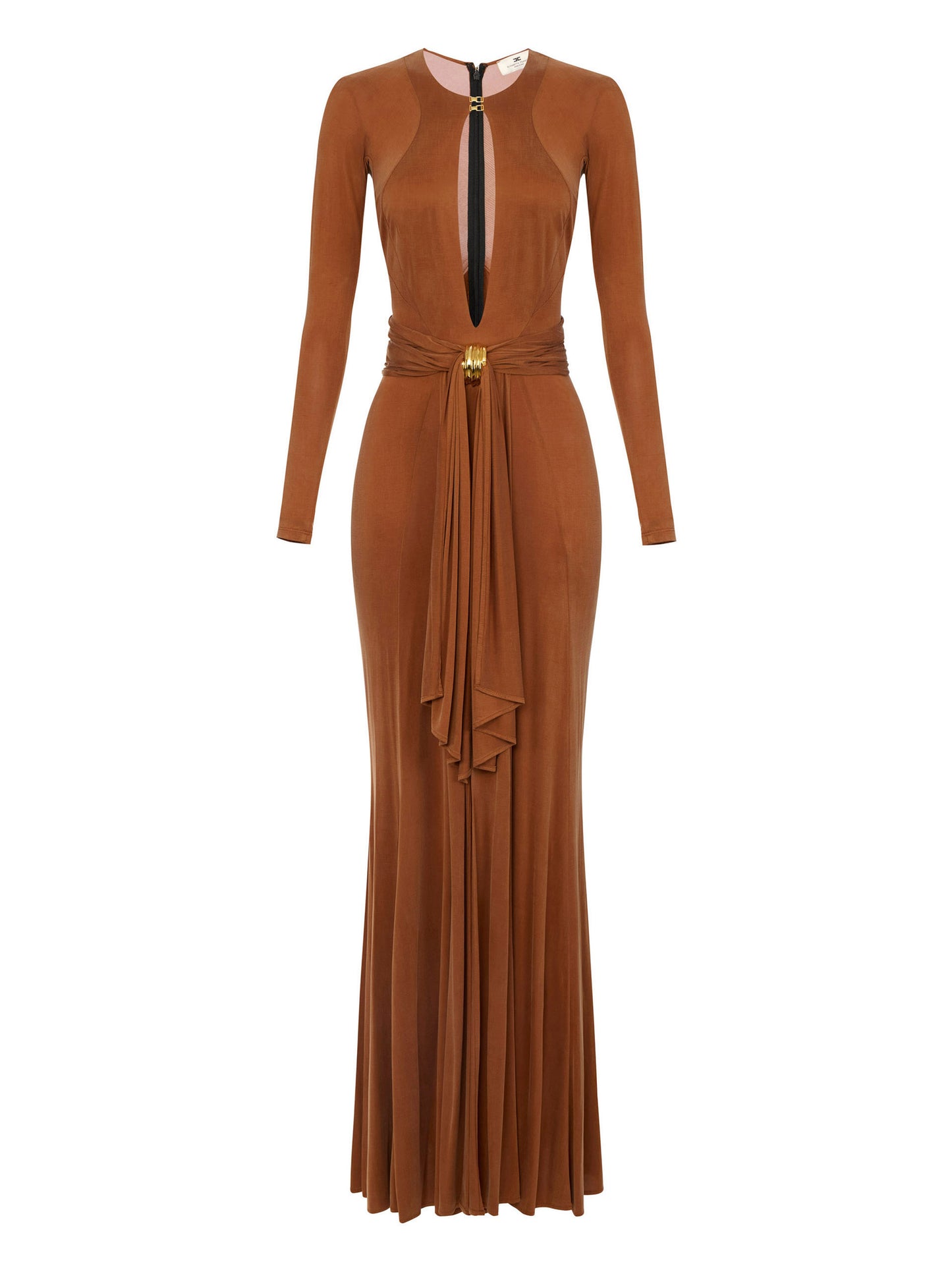Red Carpet dress in cupro jersey fabric