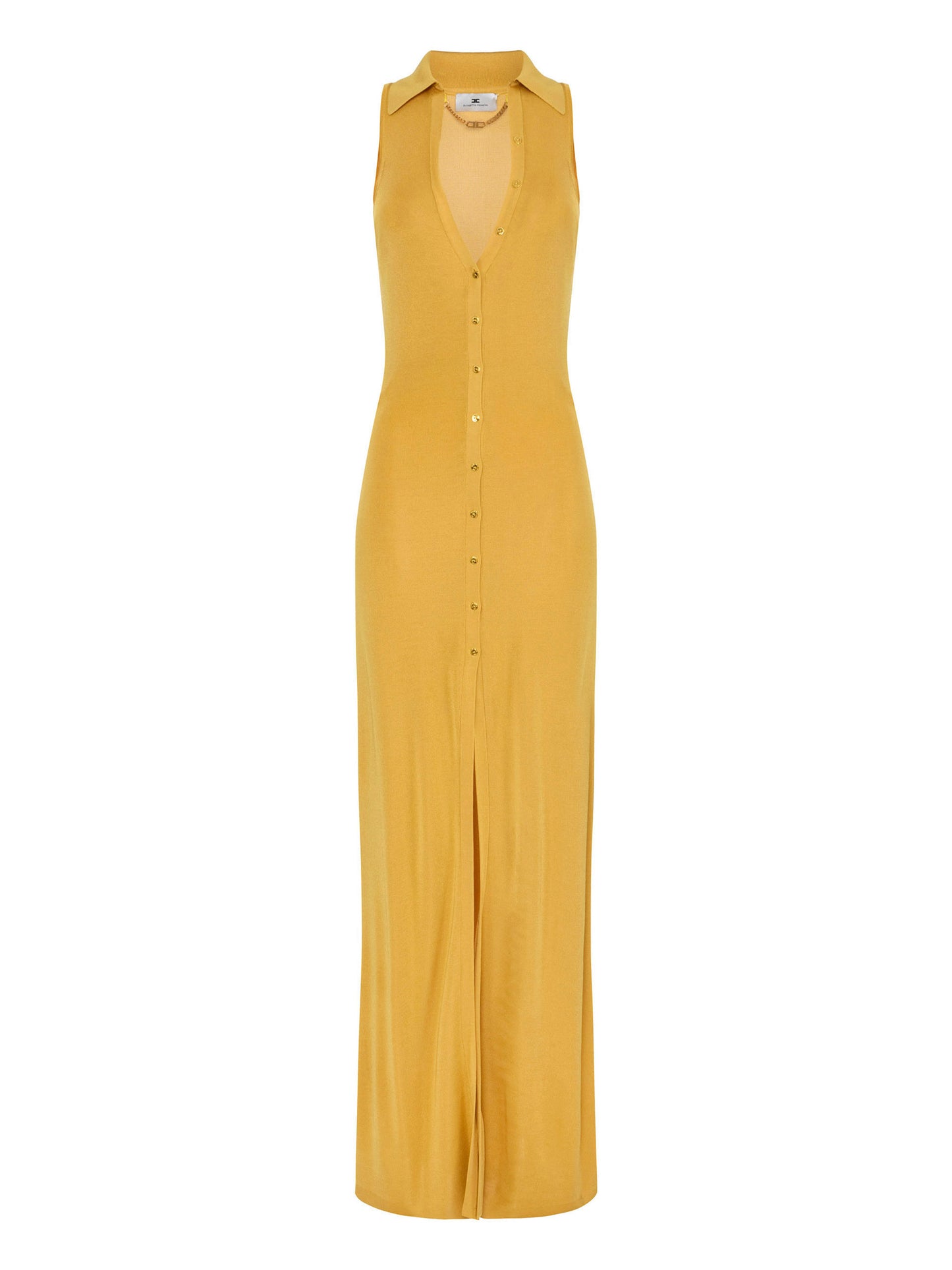 Viscose knit dress with jewel detail