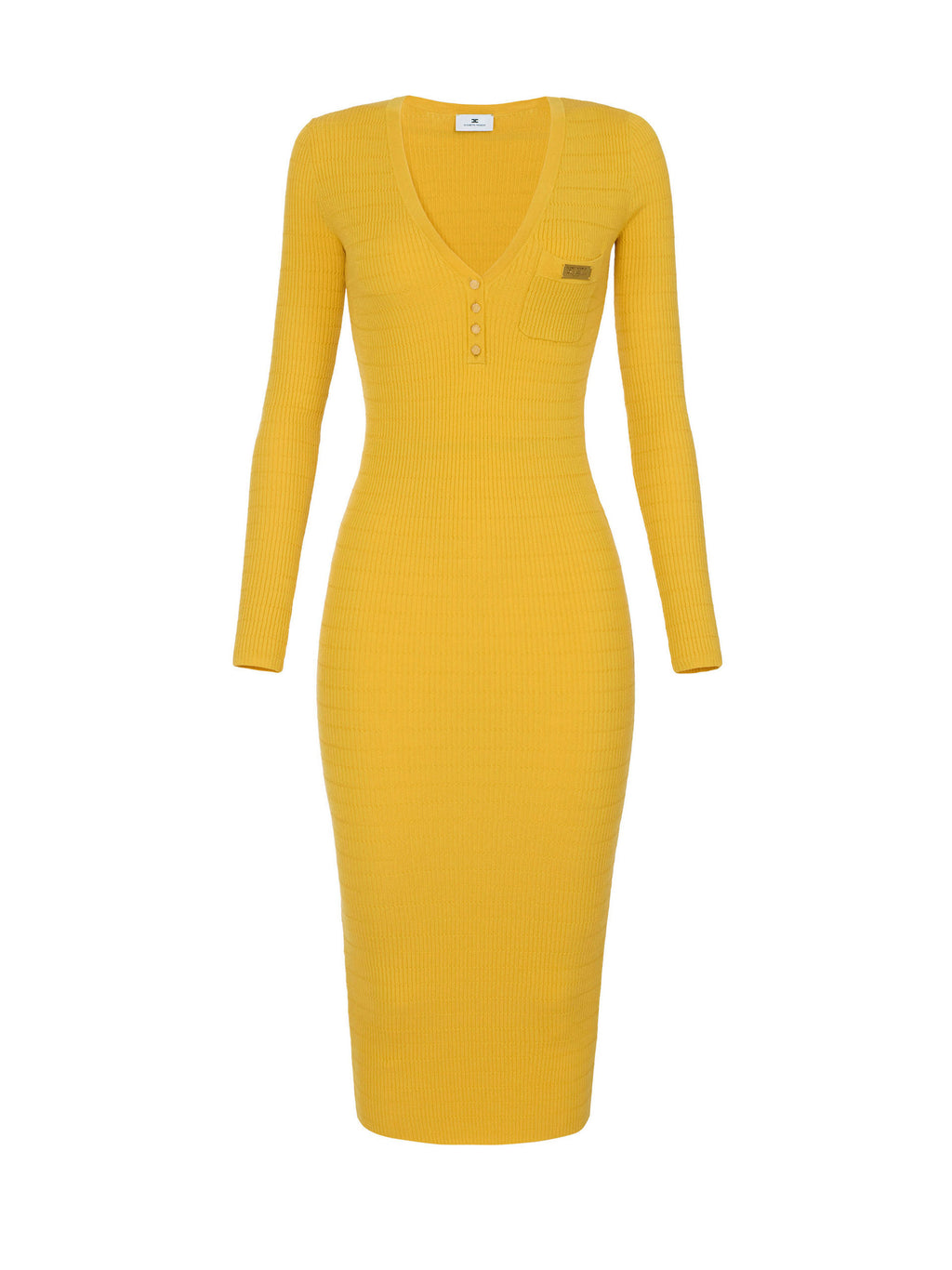Micro-braided dress in knit fabric