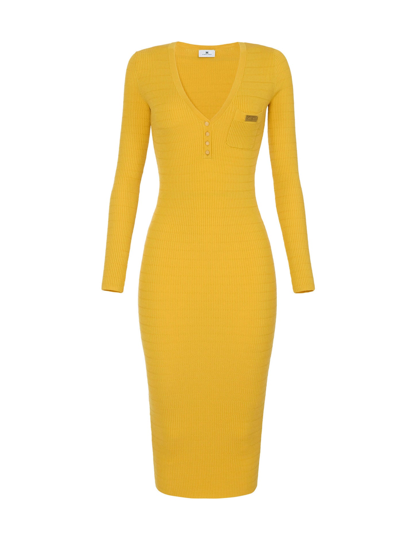 Micro-braided dress in knit fabric