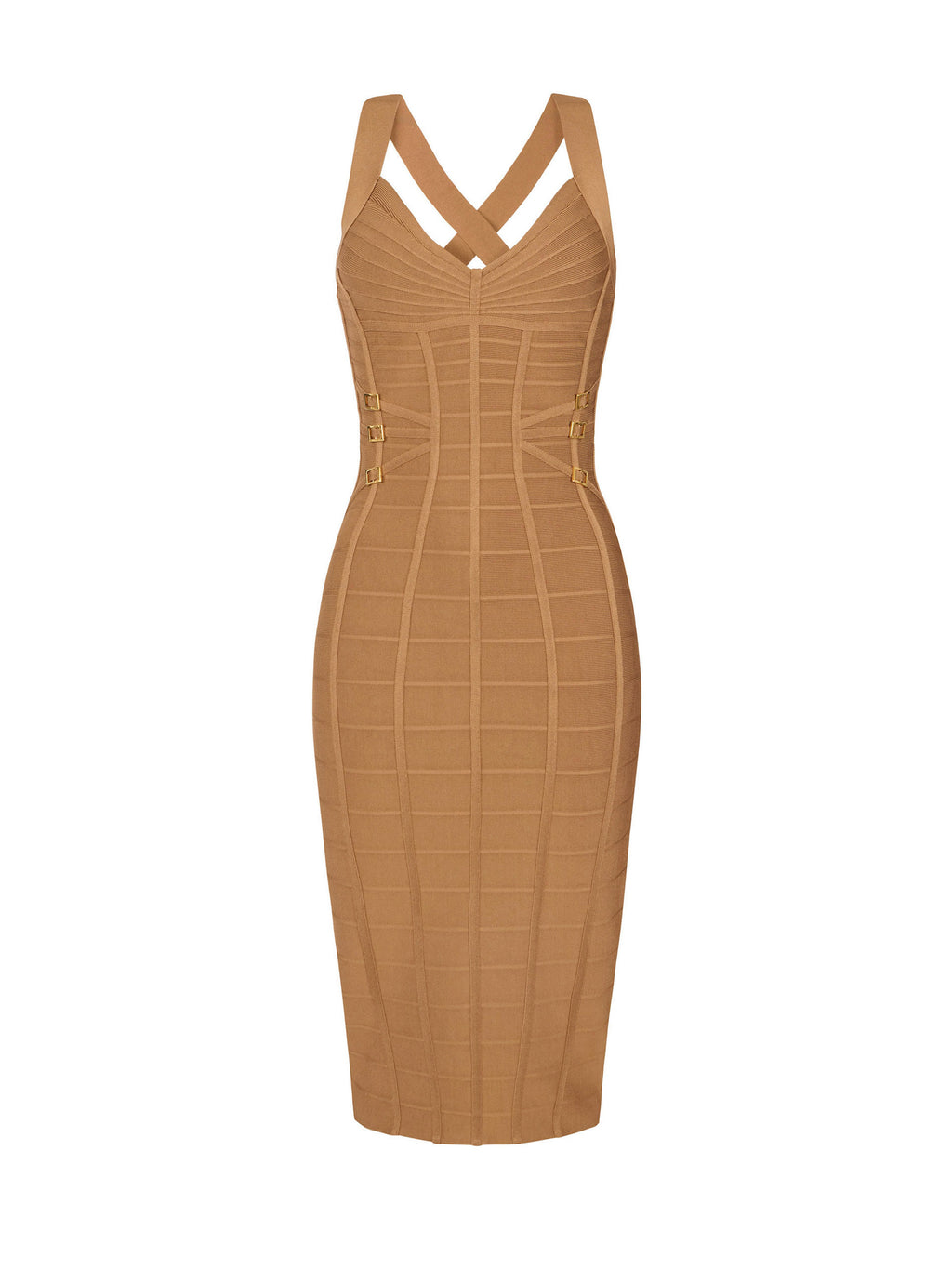 Knit 3D pencil dress