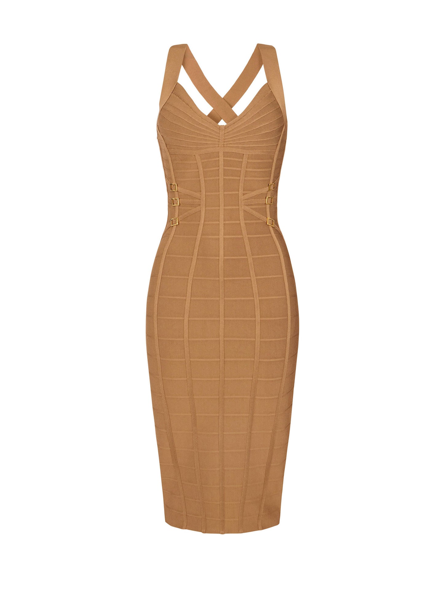 Knit 3D pencil dress