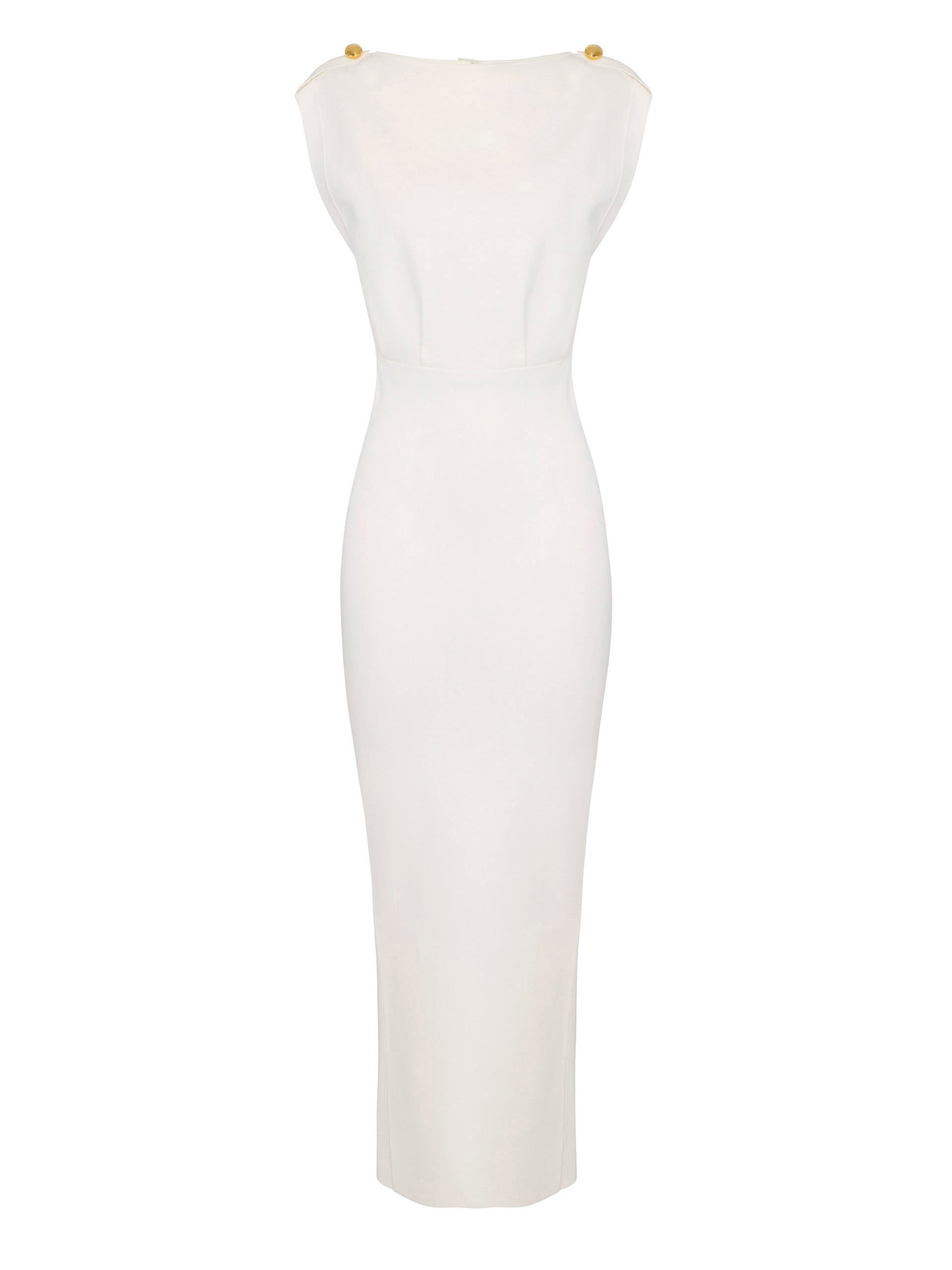 Red Carpet full Milano stitch knit dress