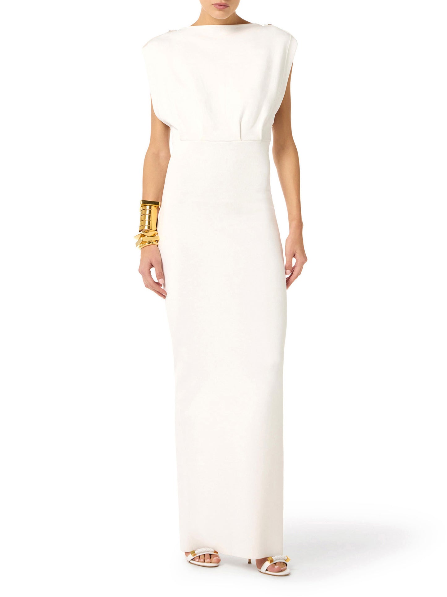 Red Carpet full Milano stitch knit dress