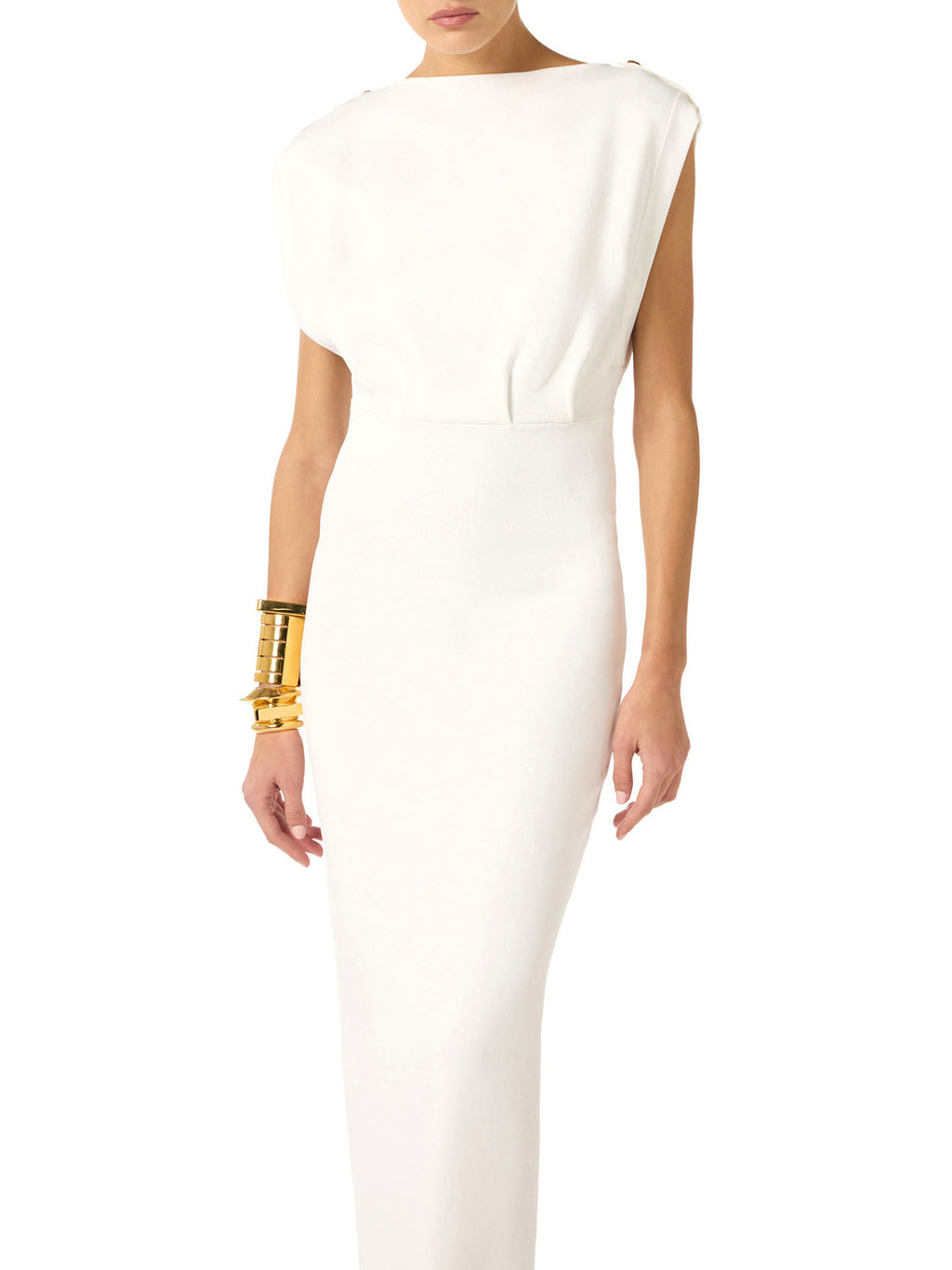 Red Carpet full Milano stitch knit dress