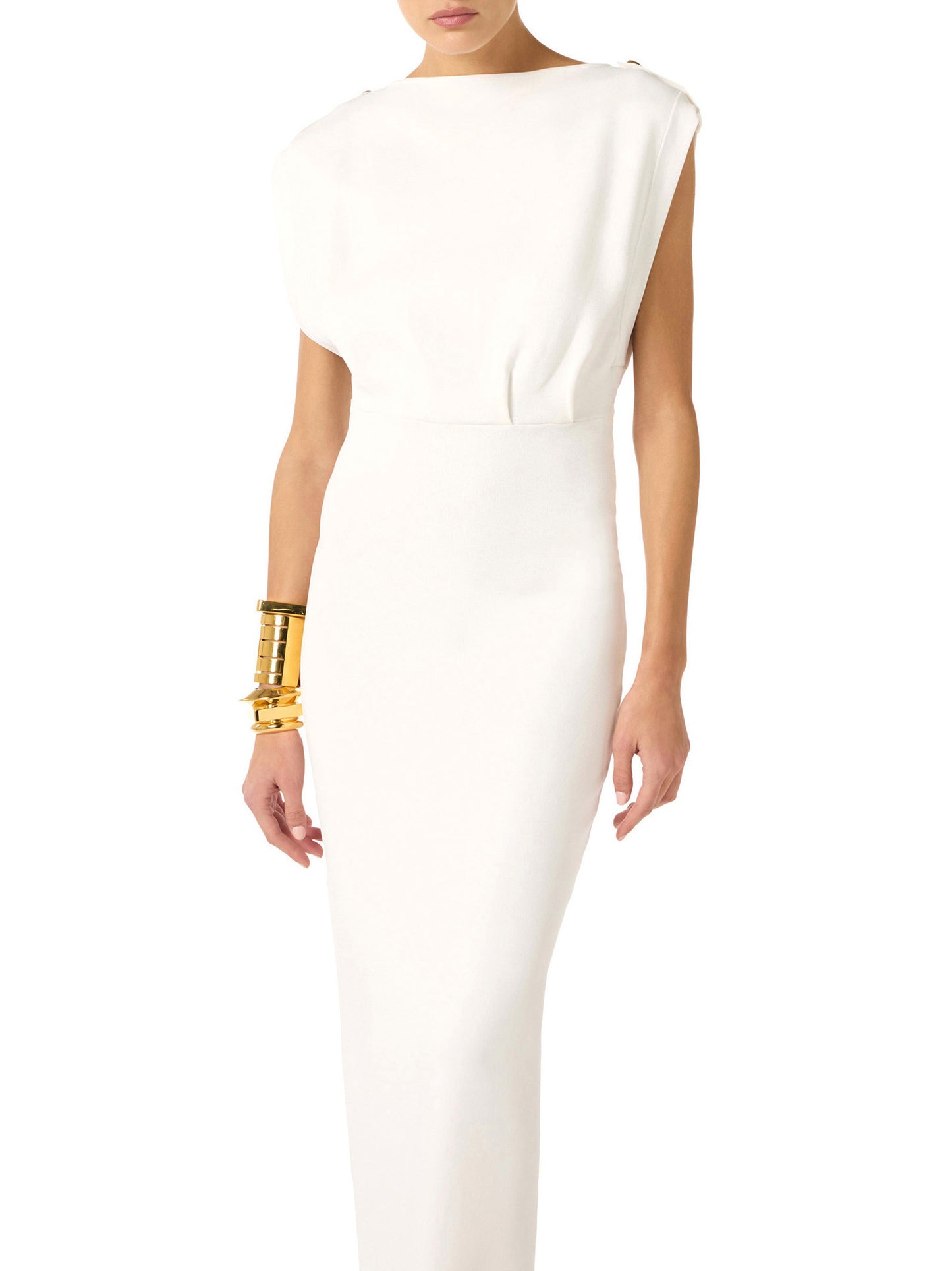 Red Carpet full Milano stitch knit dress