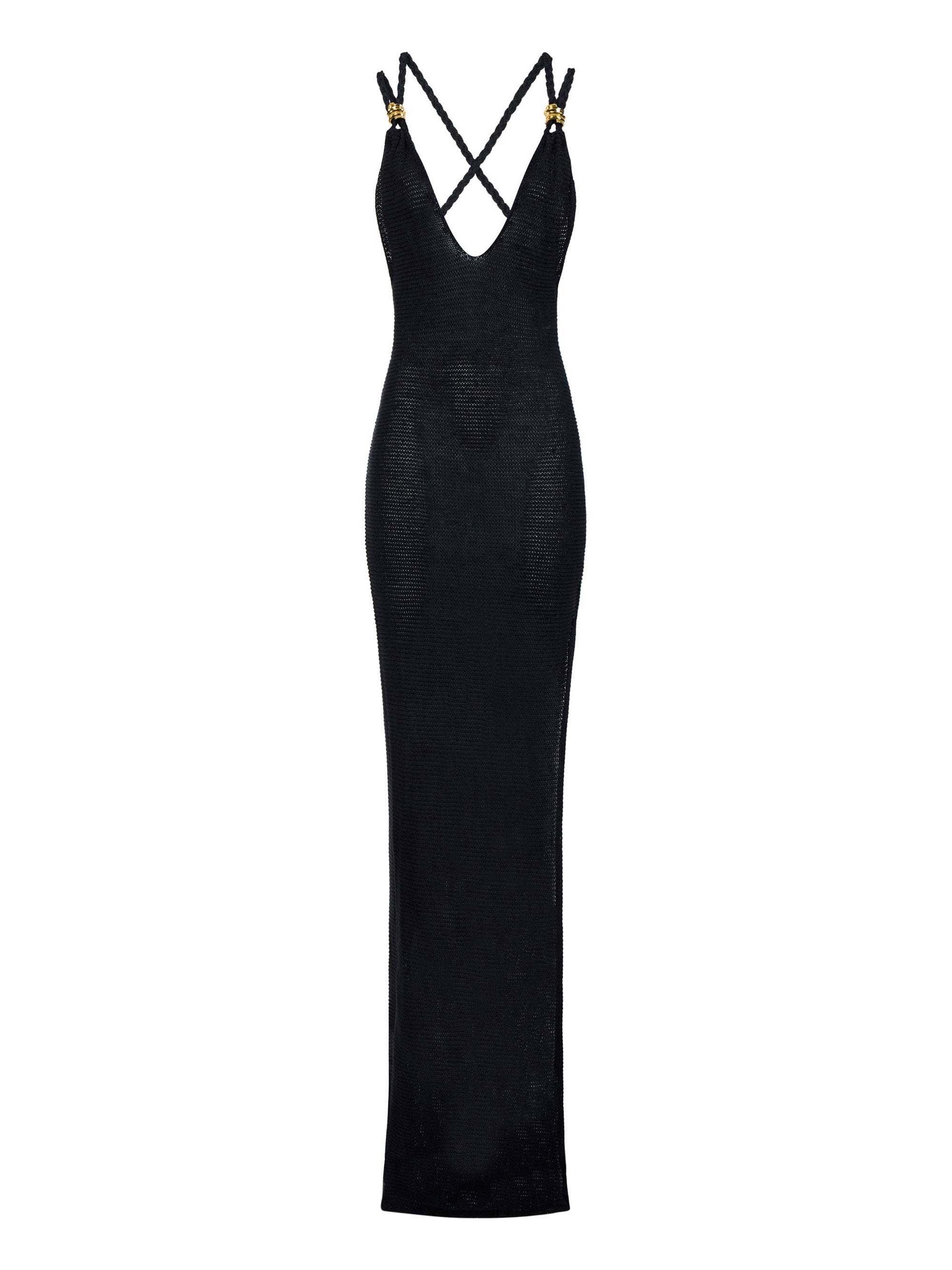 Dress in knit fabric