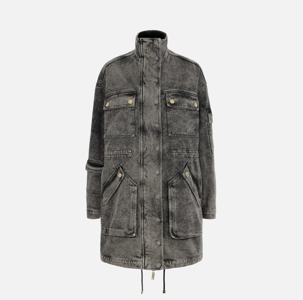 Oversized denim parka | LAST PIECE: 40