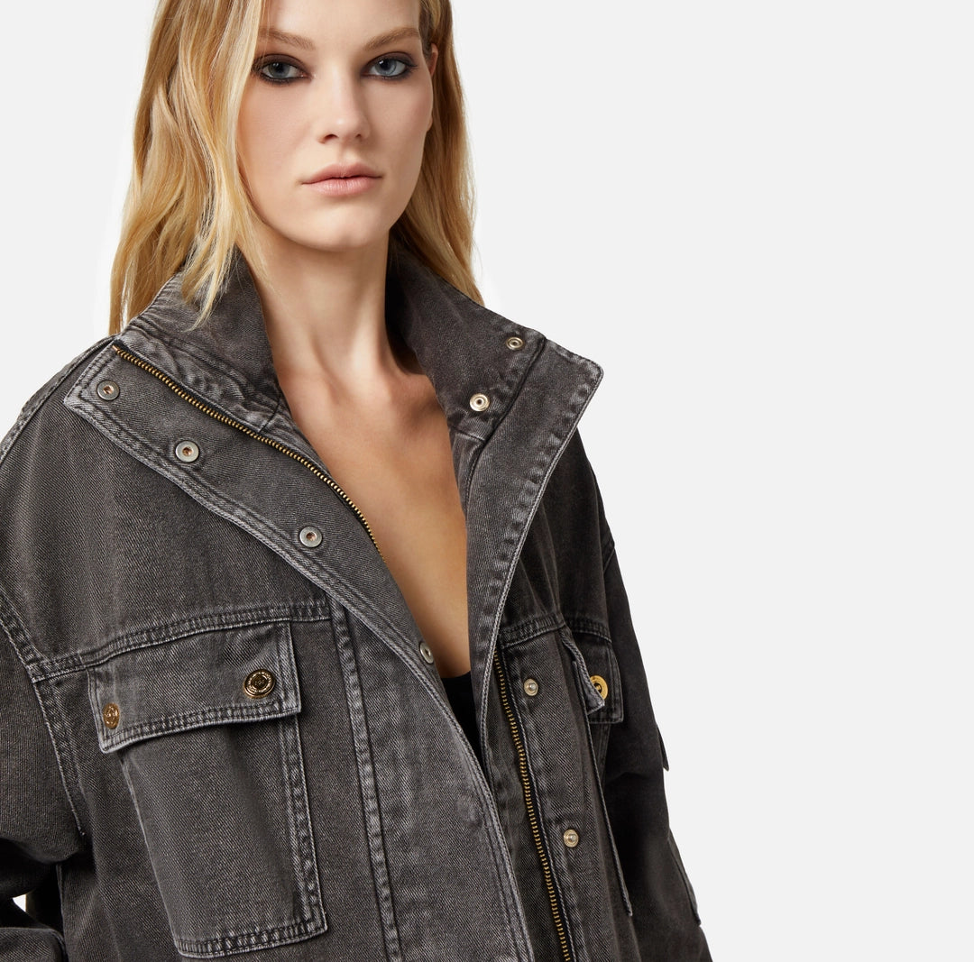 Oversized denim parka | LAST PIECE: 40