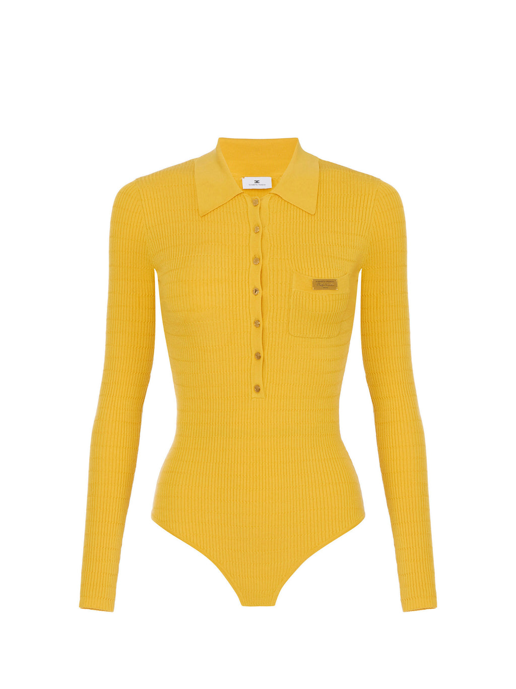 Micro-braided knit bodysuit