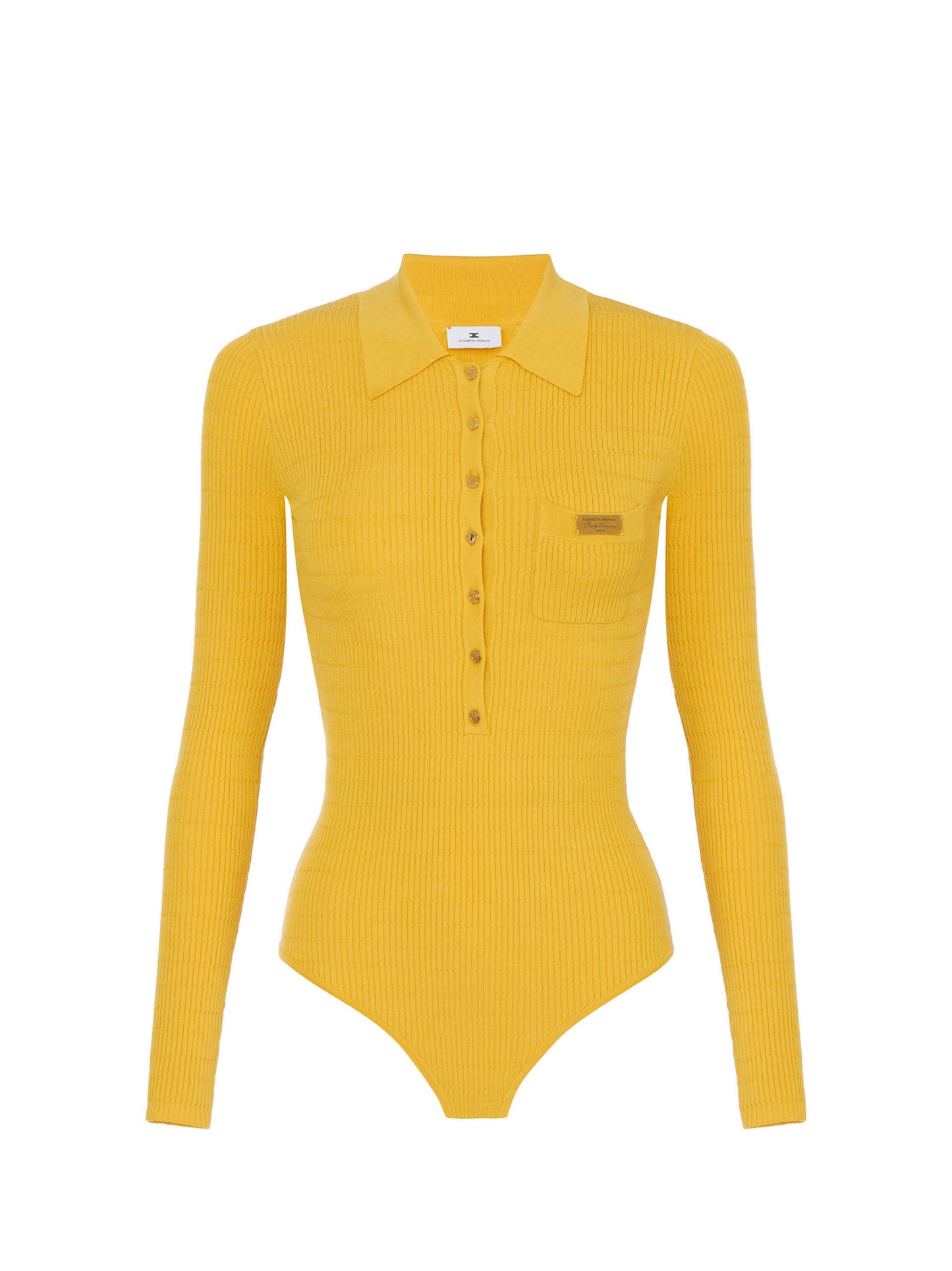 Micro-braided knit bodysuit