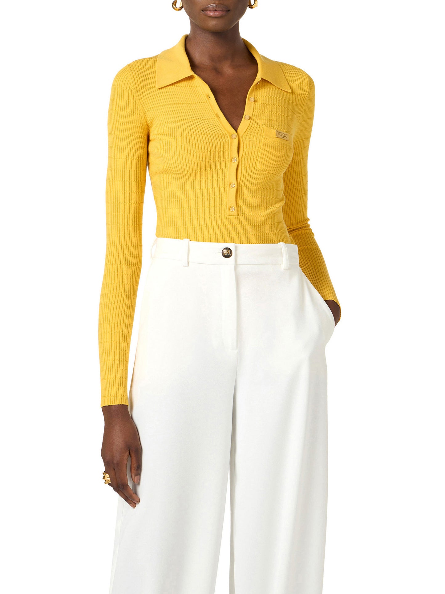 Micro-braided knit bodysuit