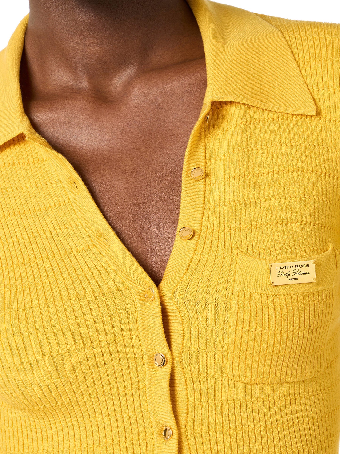 Micro-braided knit bodysuit