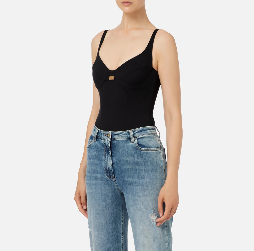 Bodysuit in microfibre jersey fabric | LAST PIECE: 42