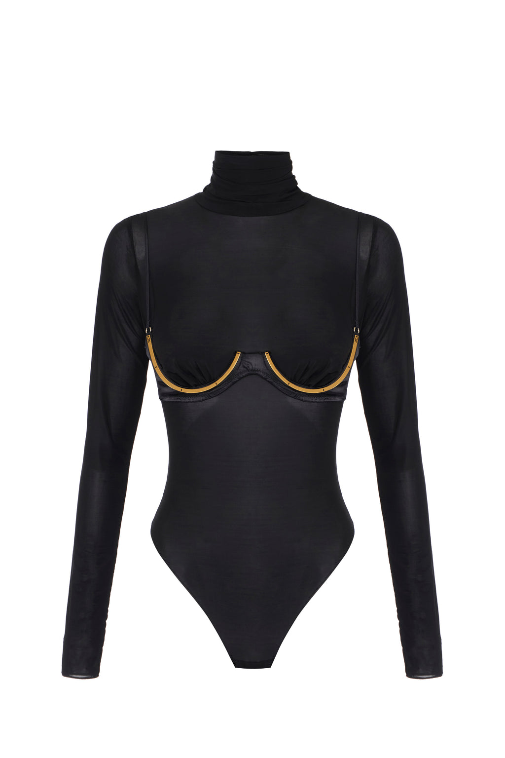 Bodysuit in jersey fabric with jewel details