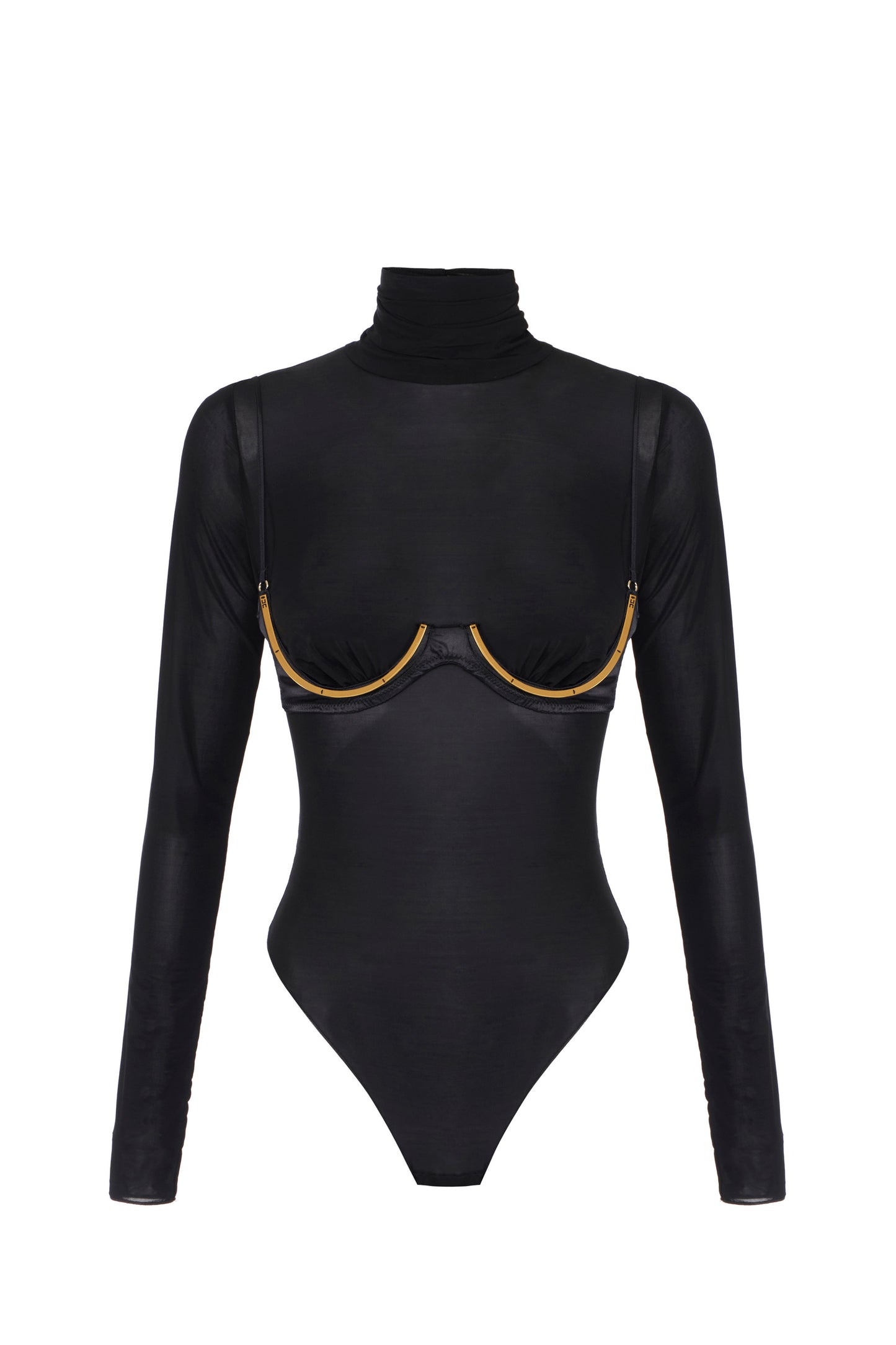 Bodysuit in jersey fabric with jewel details