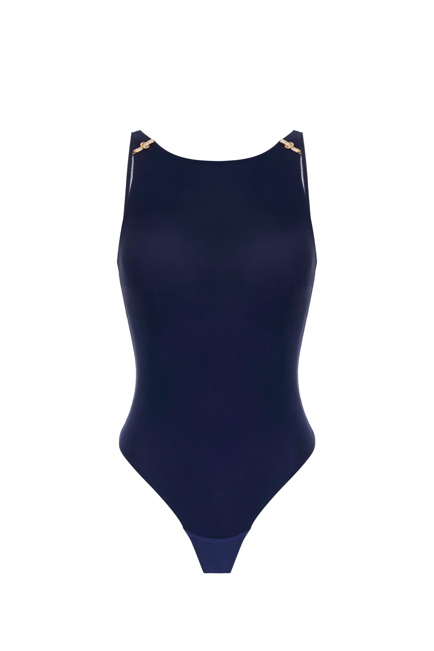 Bodysuit in jersey fabric with jewel details