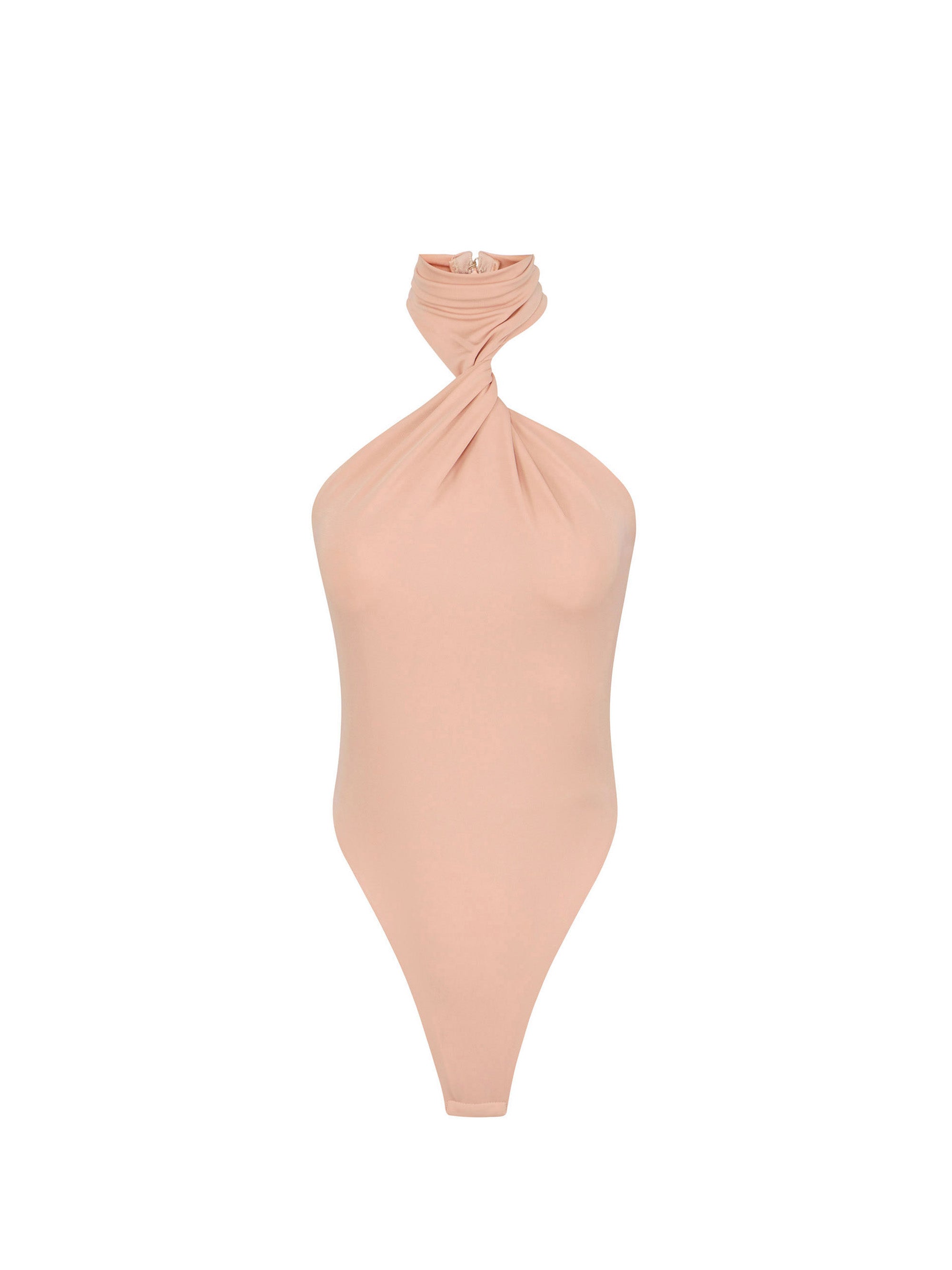Bodysuit in crêpe jersey fabric