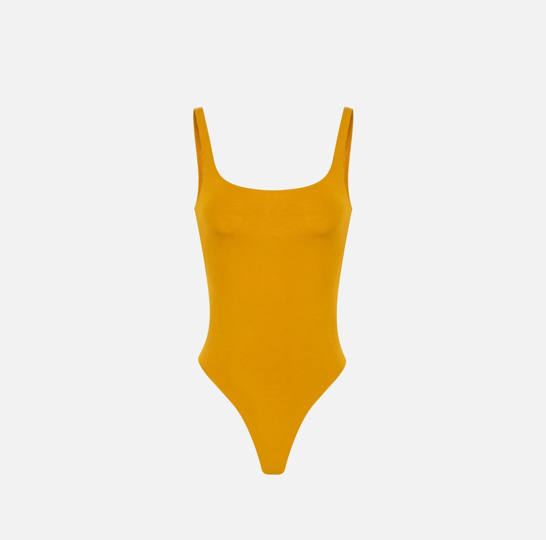 Bodysuit in lightweight crêpe jersey fabric