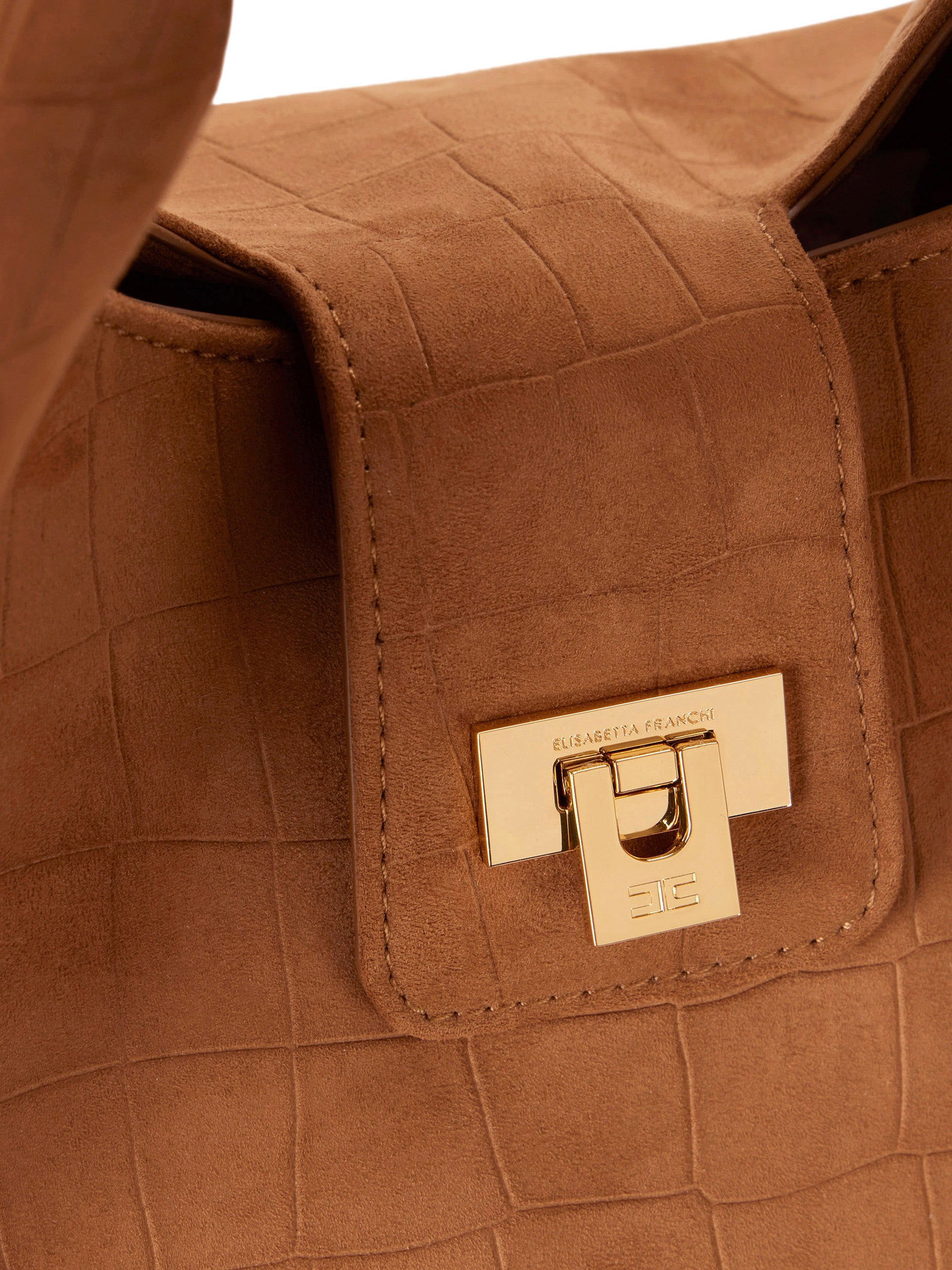 Suede hobo bag