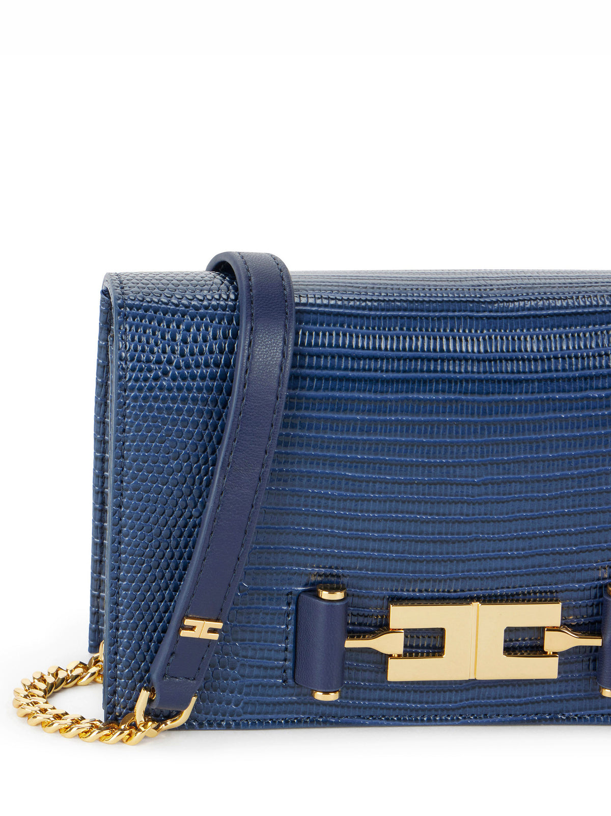 Shoulder bag with groumette chain