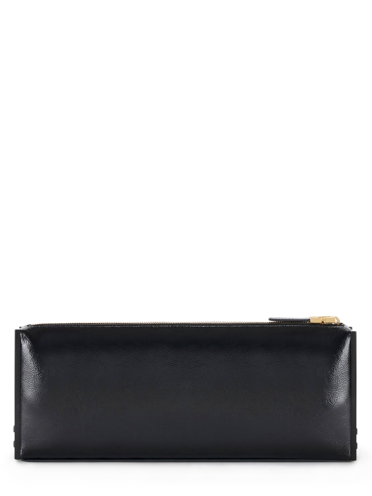 Patent leather clutch bag