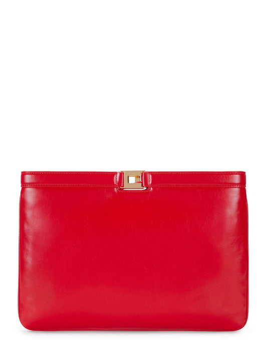 Naplak-effect pouch bag