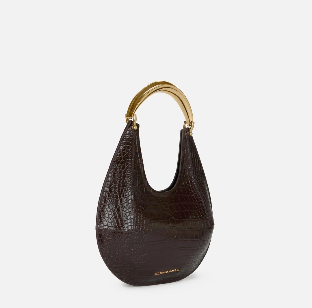 Medium hobo bag with jewel handle