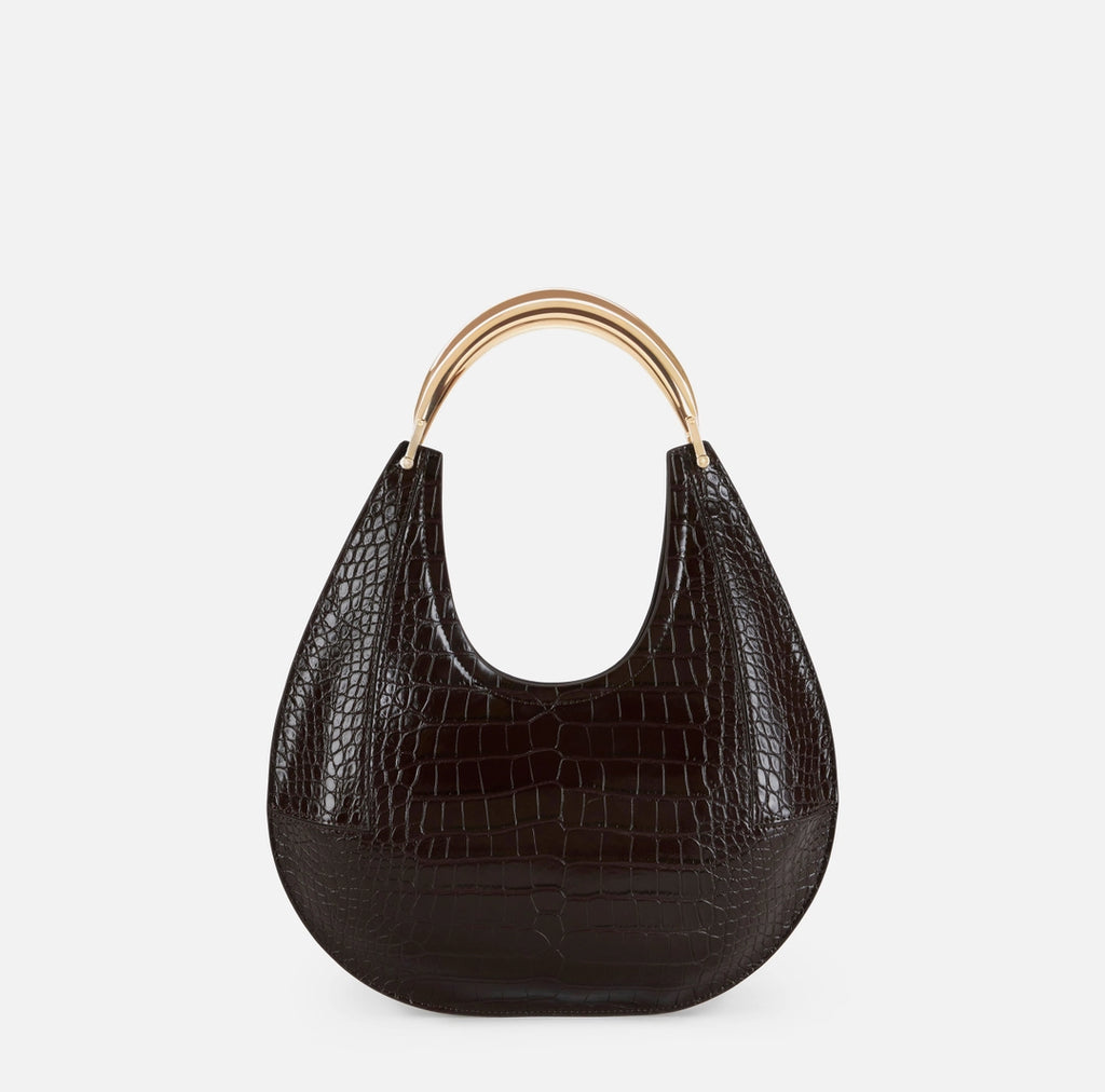 Medium hobo bag with jewel handle