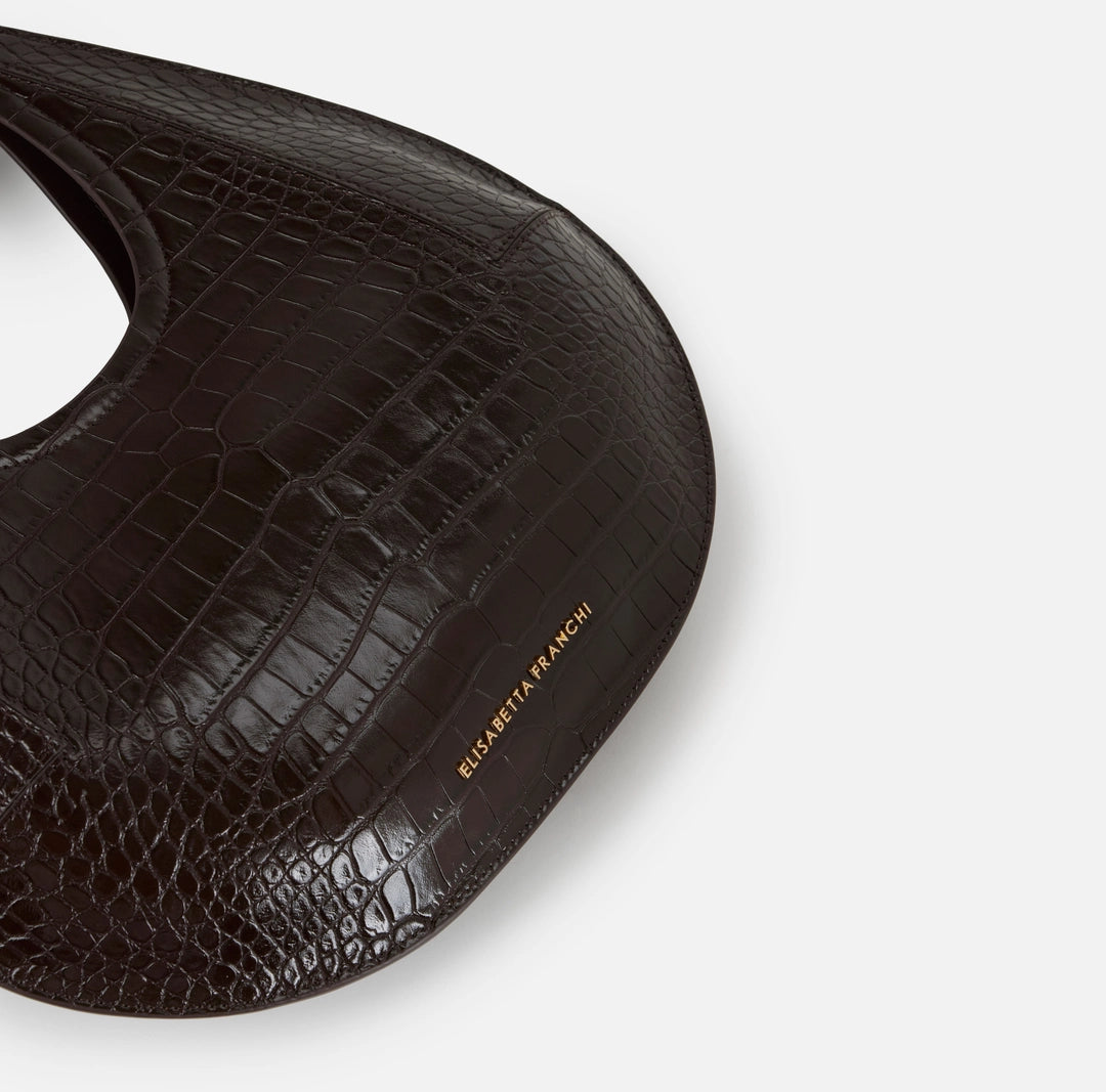 Medium hobo bag with jewel handle