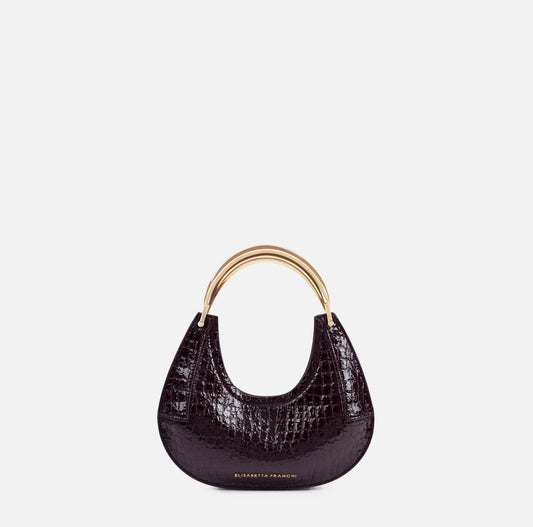 Small hobo bag with jewel handle