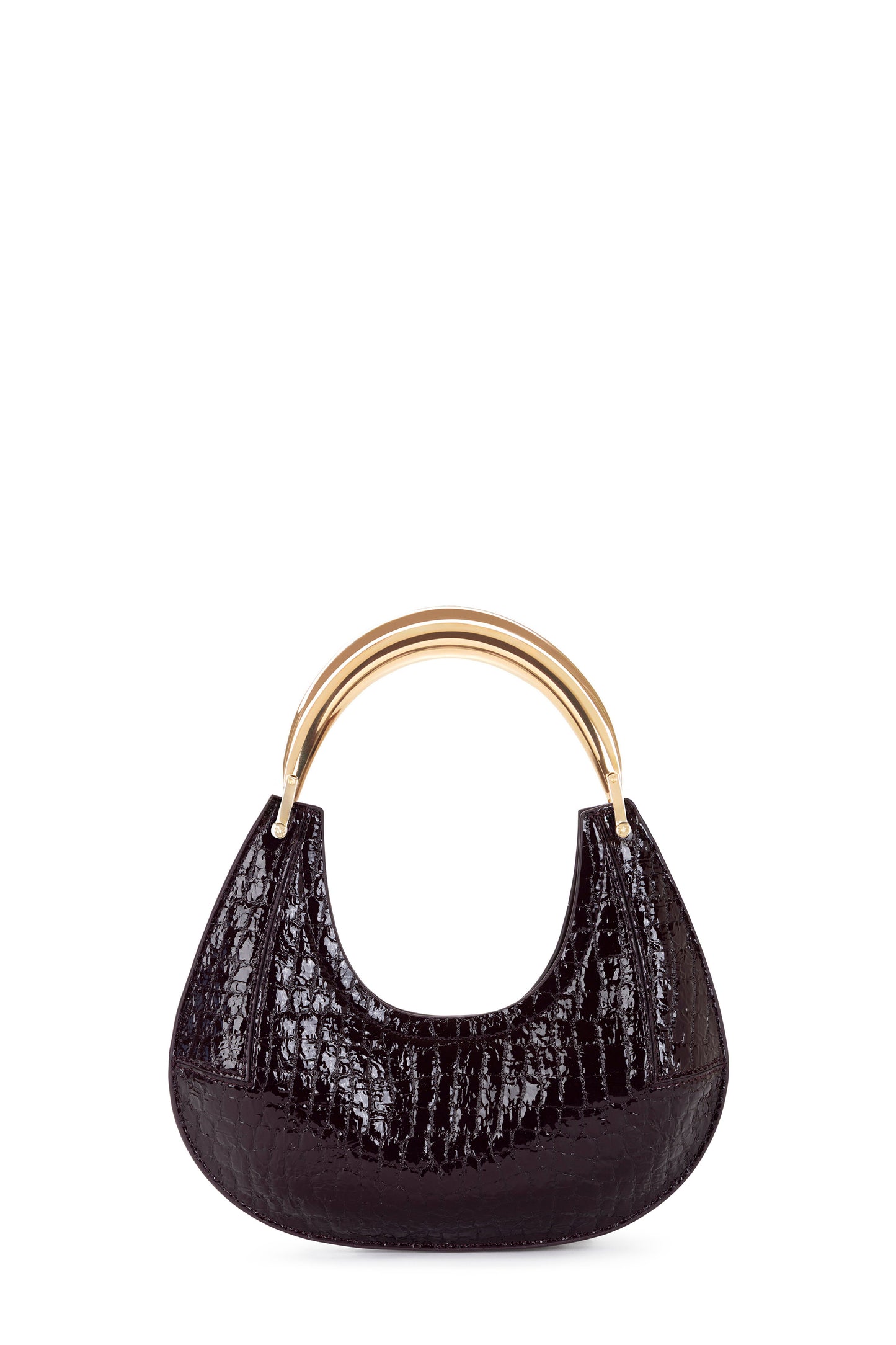 Small hobo bag with jewel handle