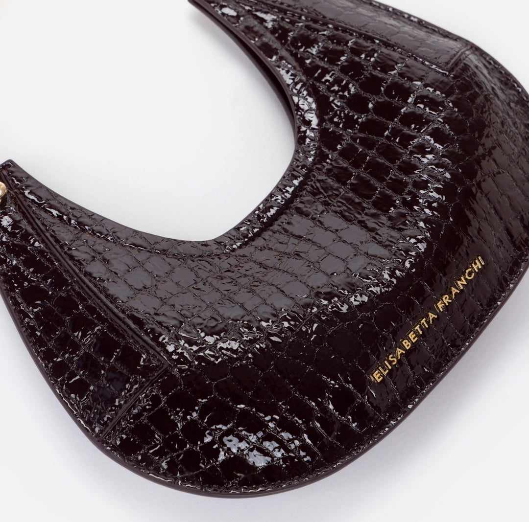 Small hobo bag with jewel handle