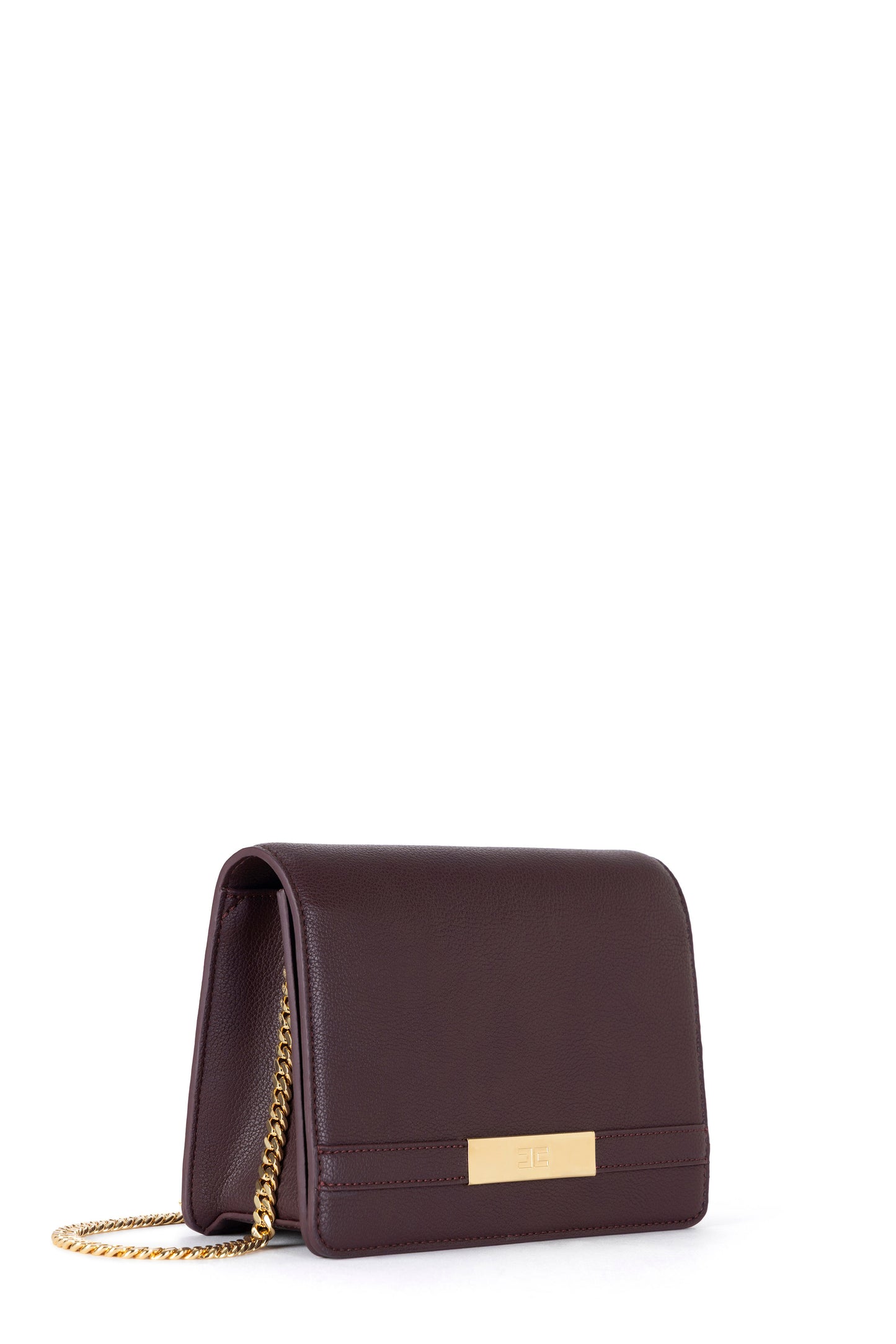 Shoulder bag with groumette chain