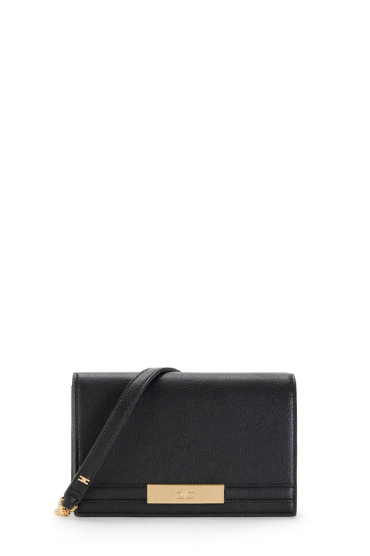 Shoulder bag with groumette chain