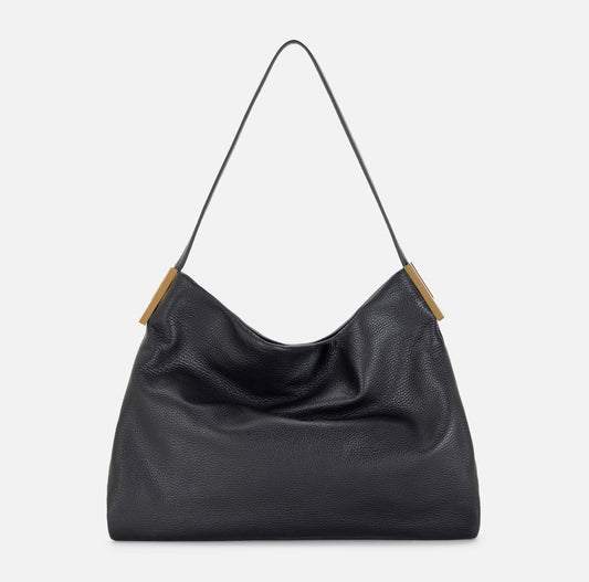 Leather tote bag